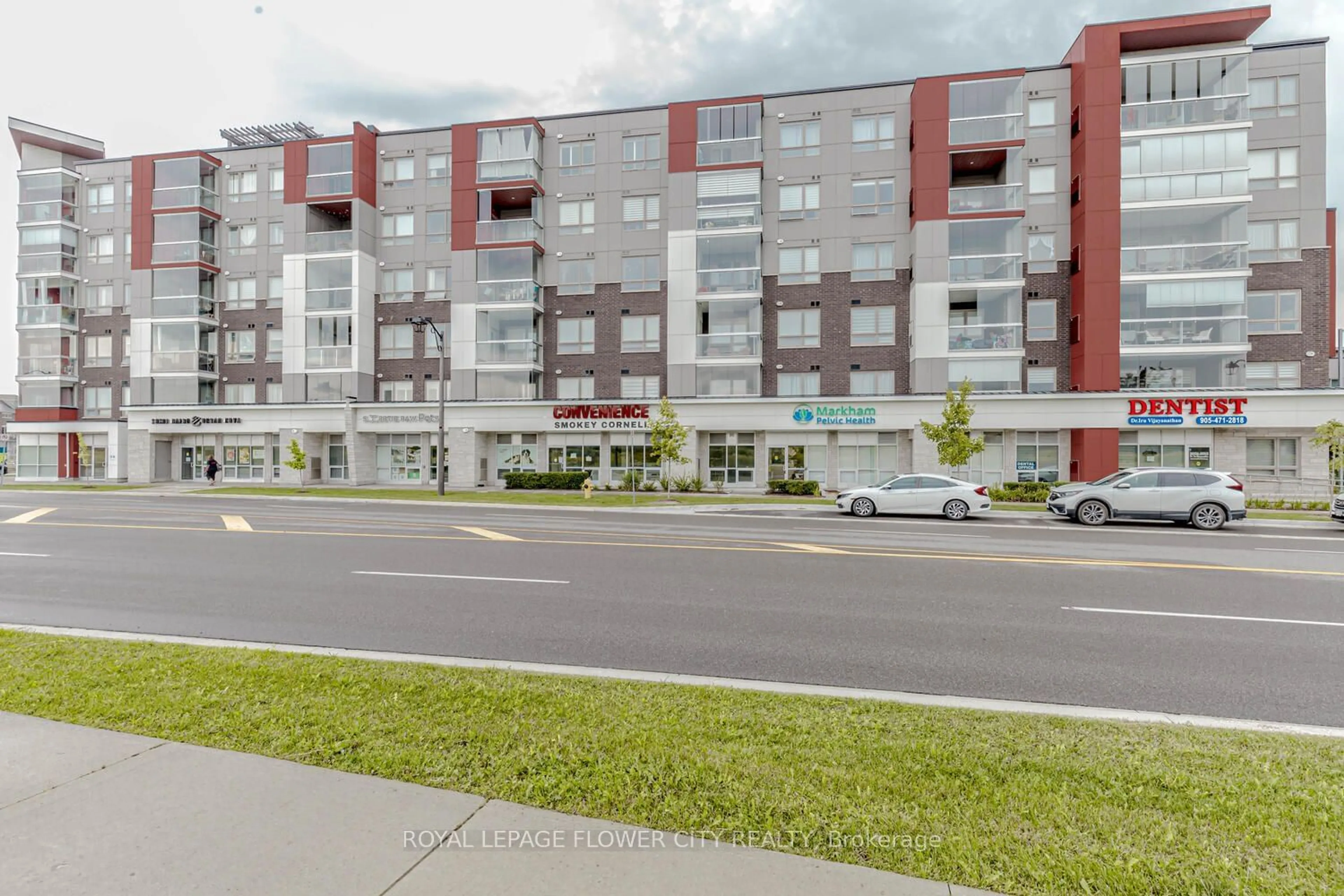 A pic from exterior of the house or condo for 58 Adam Sellers St #602, Markham Ontario L6B 1P5