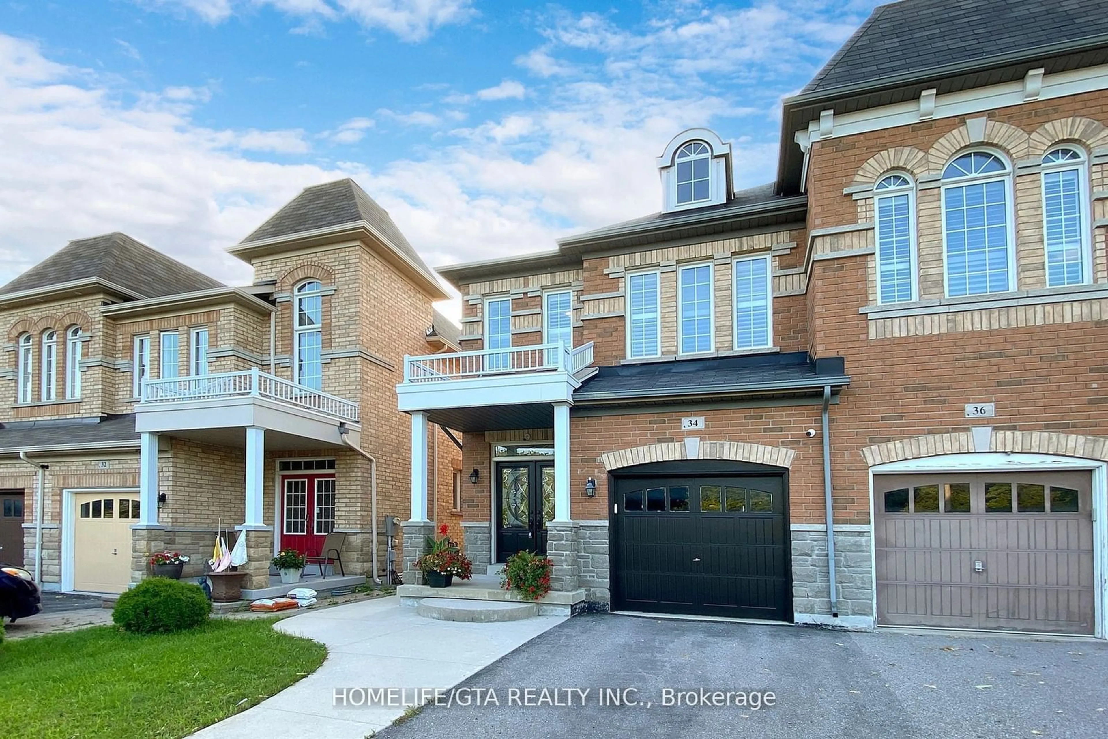 Home with brick exterior material for 34 Stargazer Cres, Markham Ontario L6B 0S7