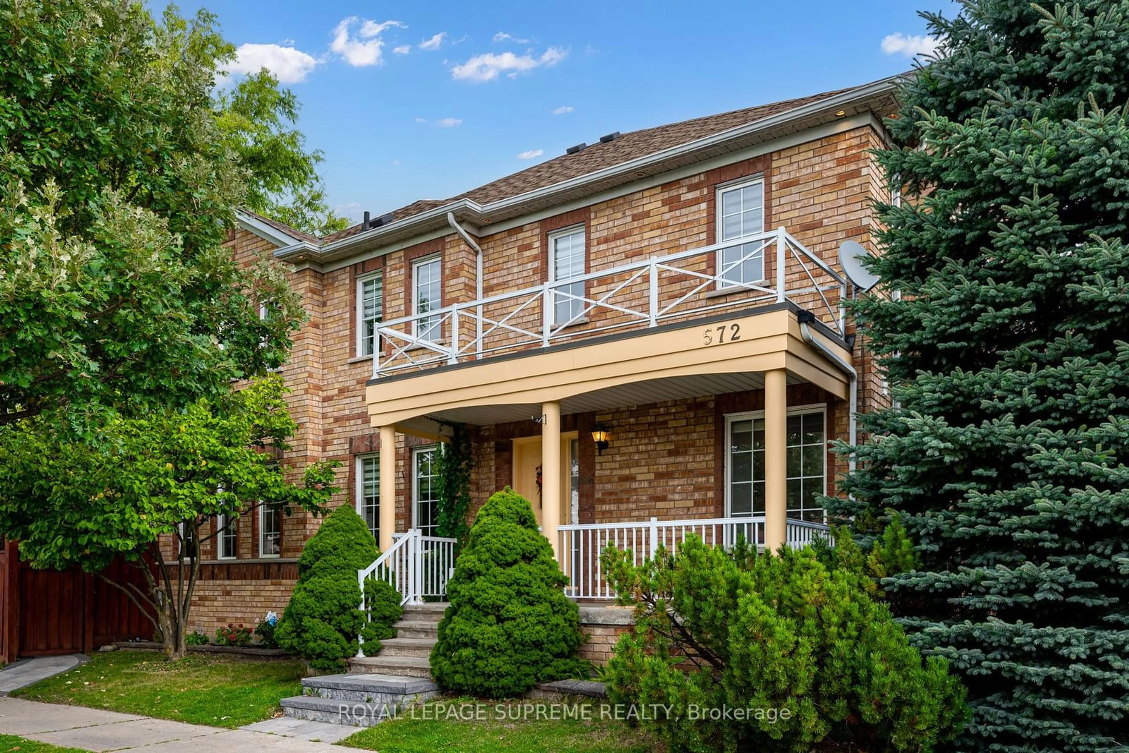 Home with brick exterior material for 572 Napa Valley Ave, Vaughan Ontario L4H 2A1