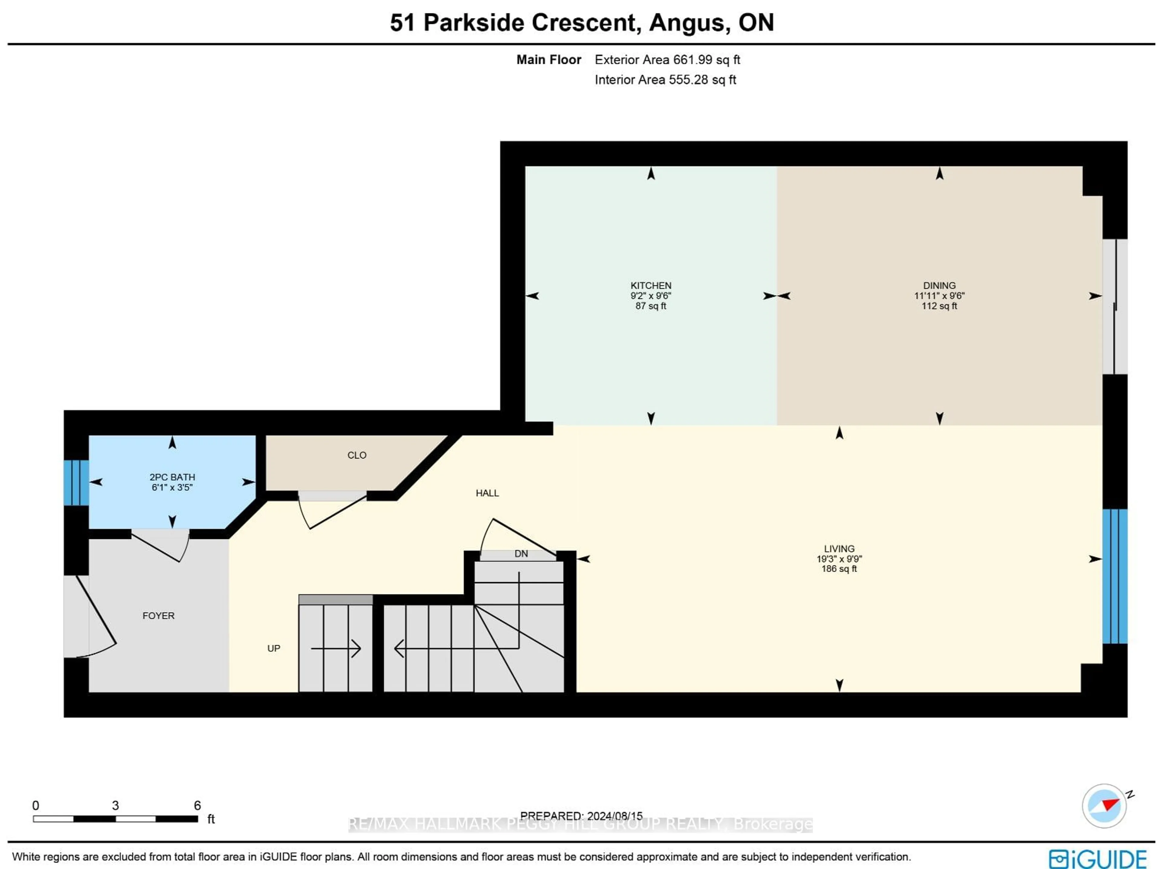 Floor plan for 51 Parkside Cres, Essa Ontario L0M 1B3