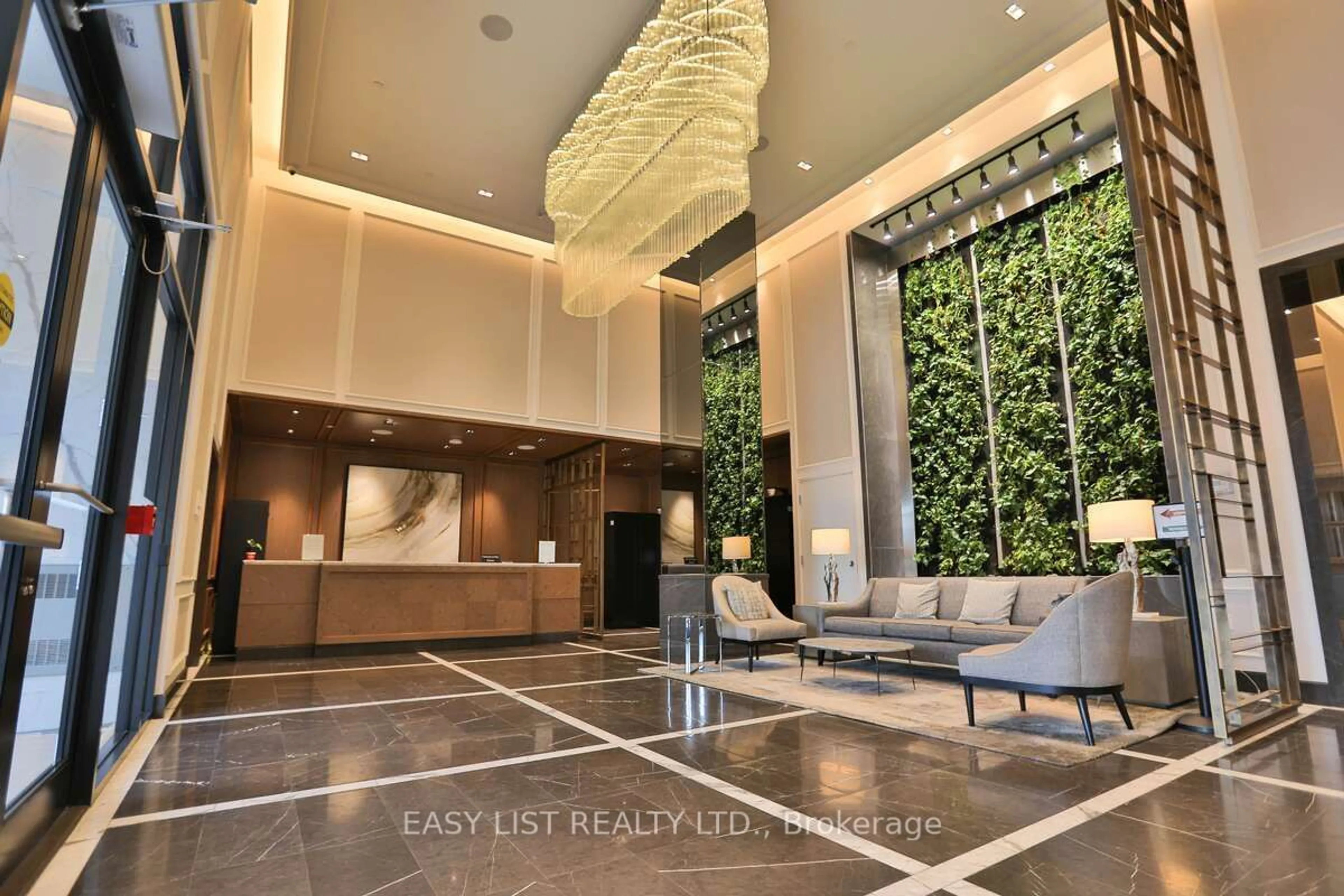 Indoor lobby for 1 Grandview Ave #1202, Markham Ontario L3T 0G7