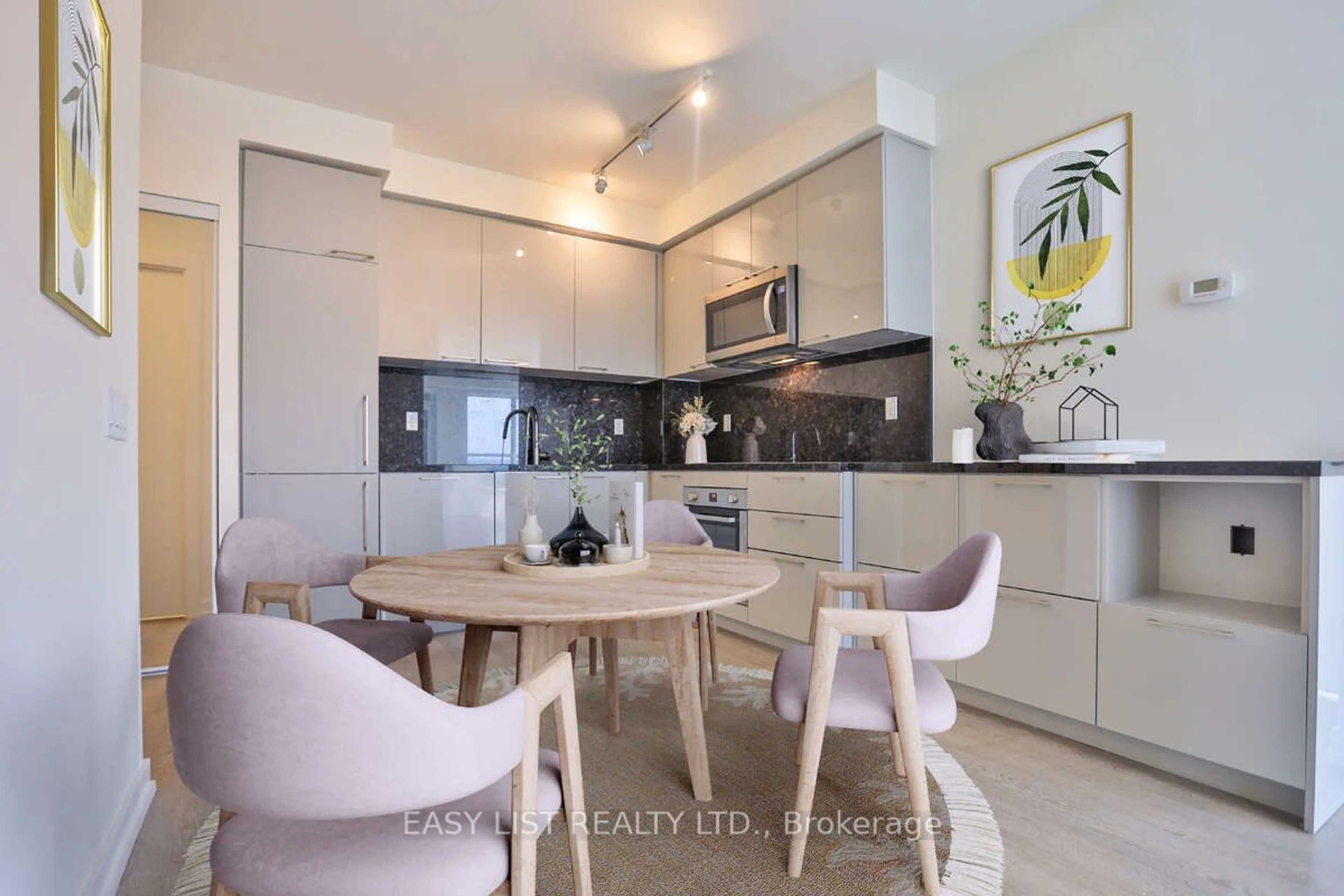 Contemporary kitchen for 1 Grandview Ave #1202, Markham Ontario L3T 0G7