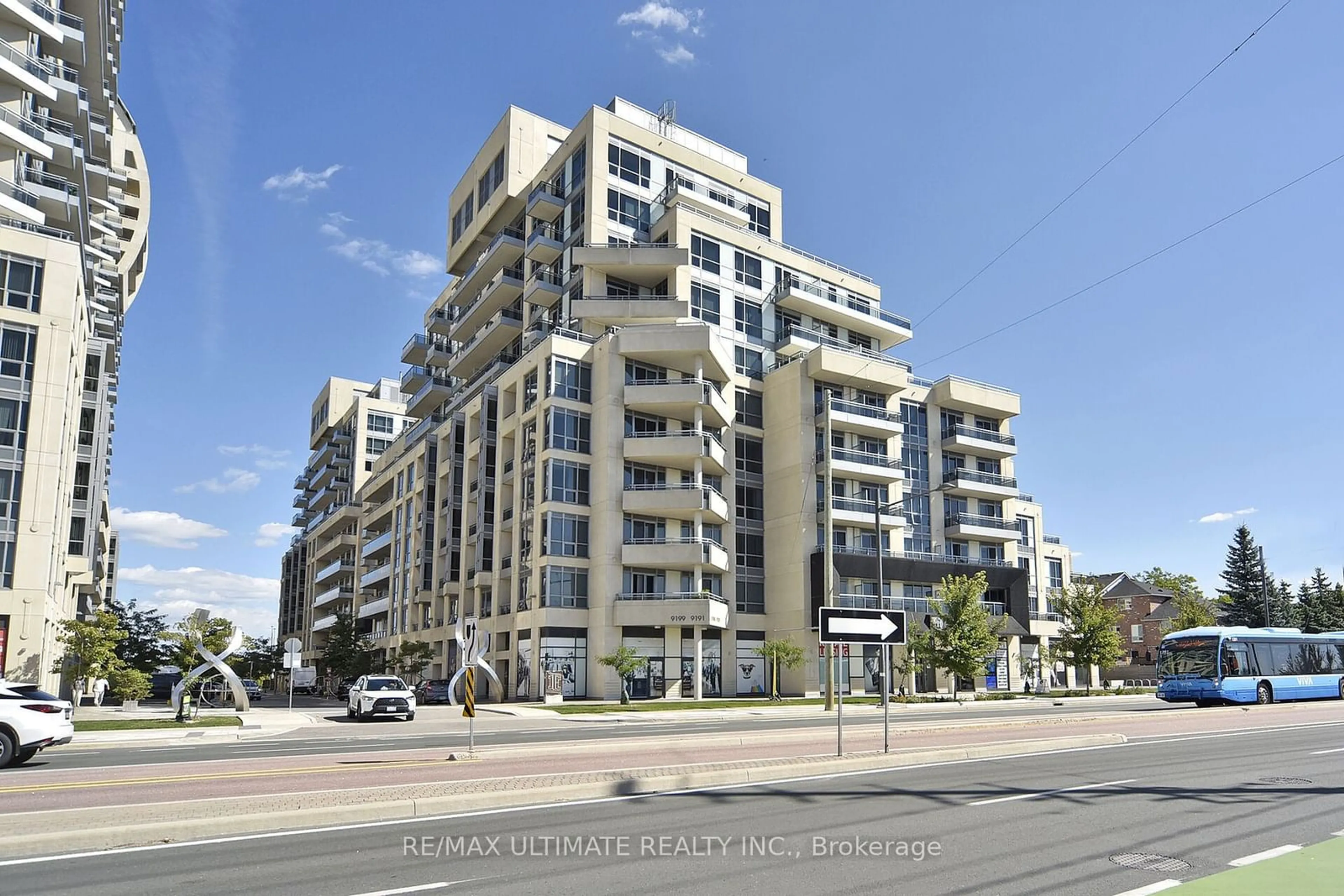 A pic from exterior of the house or condo, the street view for 9191 Yonge St #603, Richmond Hill Ontario L4C 1E2