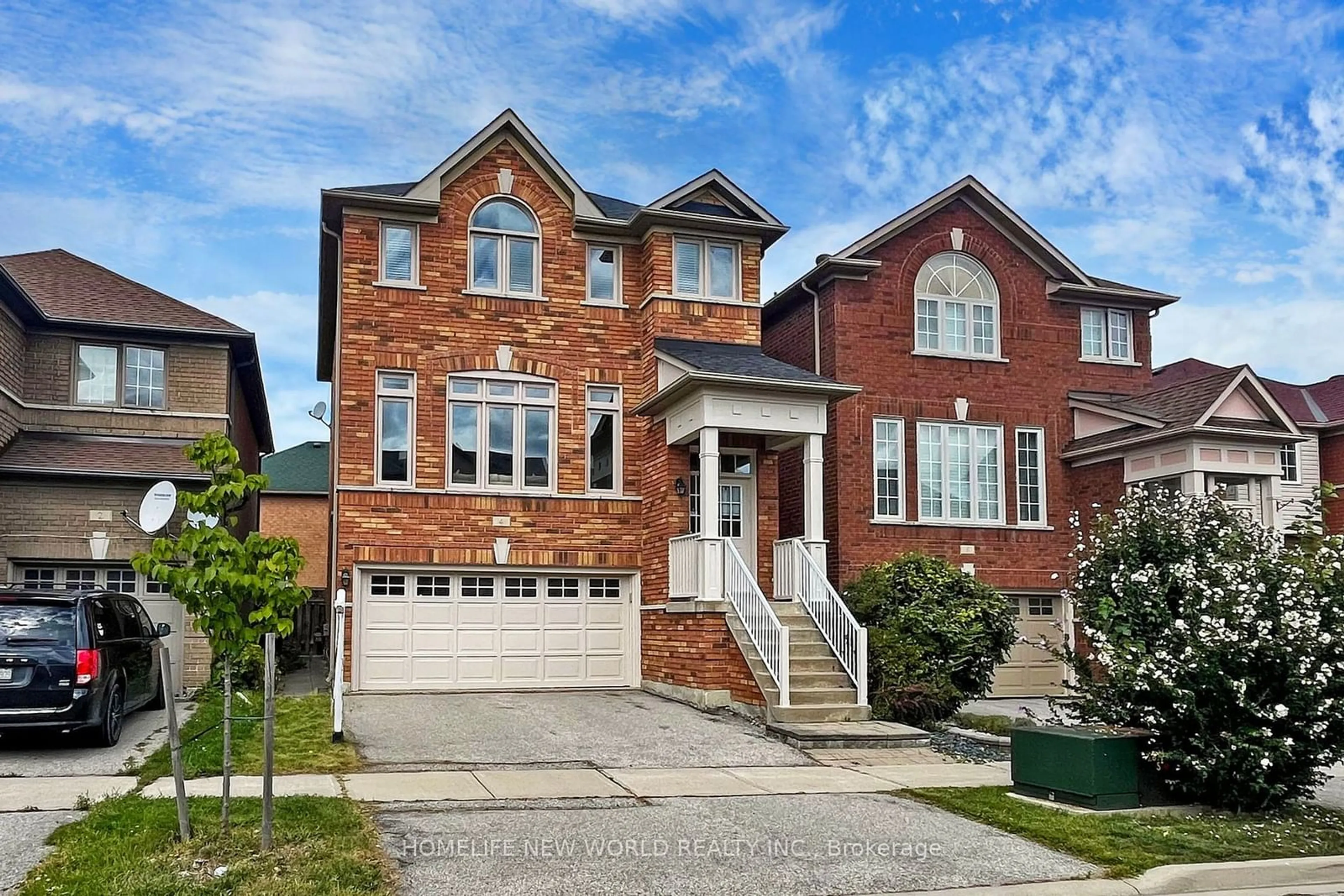 Home with brick exterior material for 4 Hunters Corners, Markham Ontario L6C 2M2