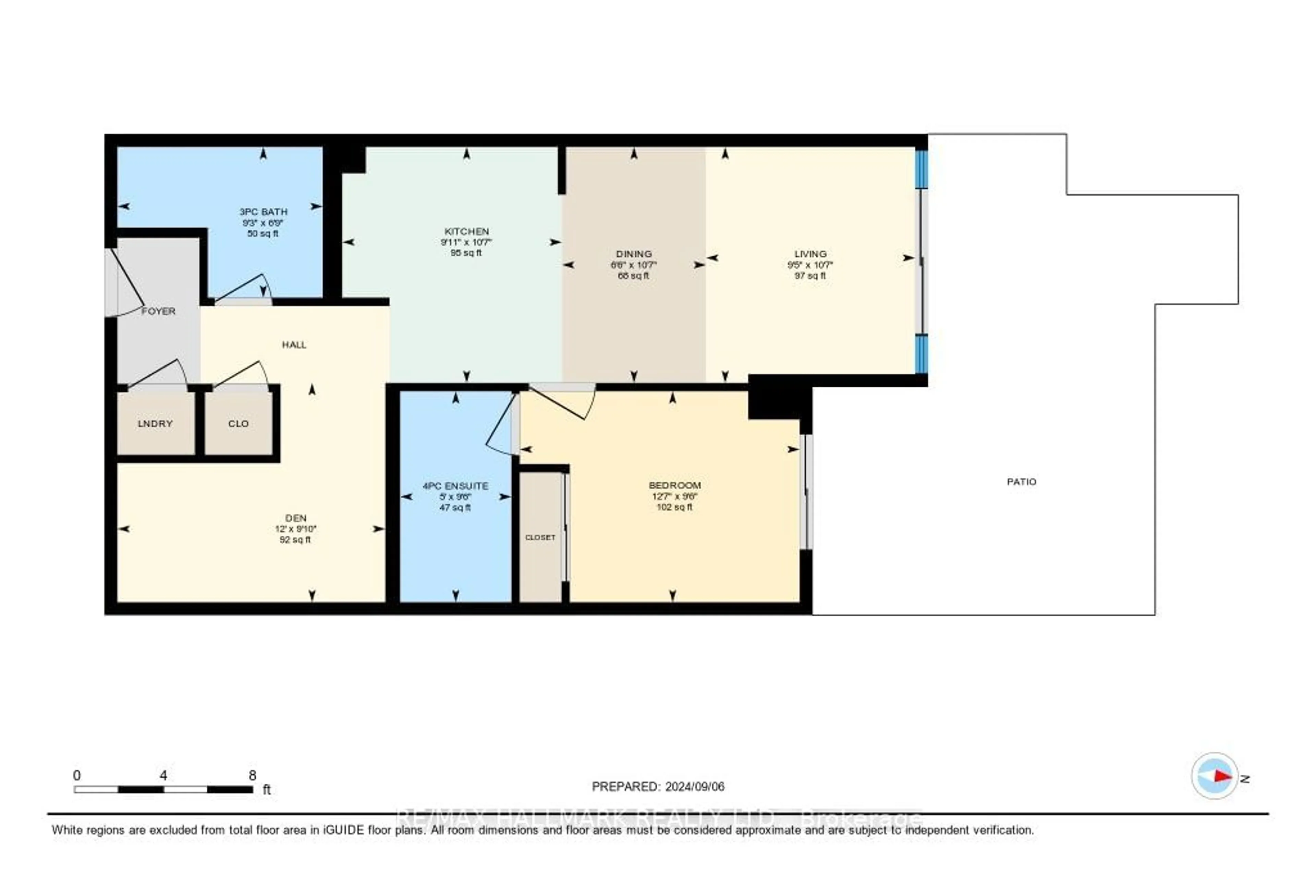 Floor plan for 9471 Yonge St #116, Richmond Hill Ontario L4C 0Z5