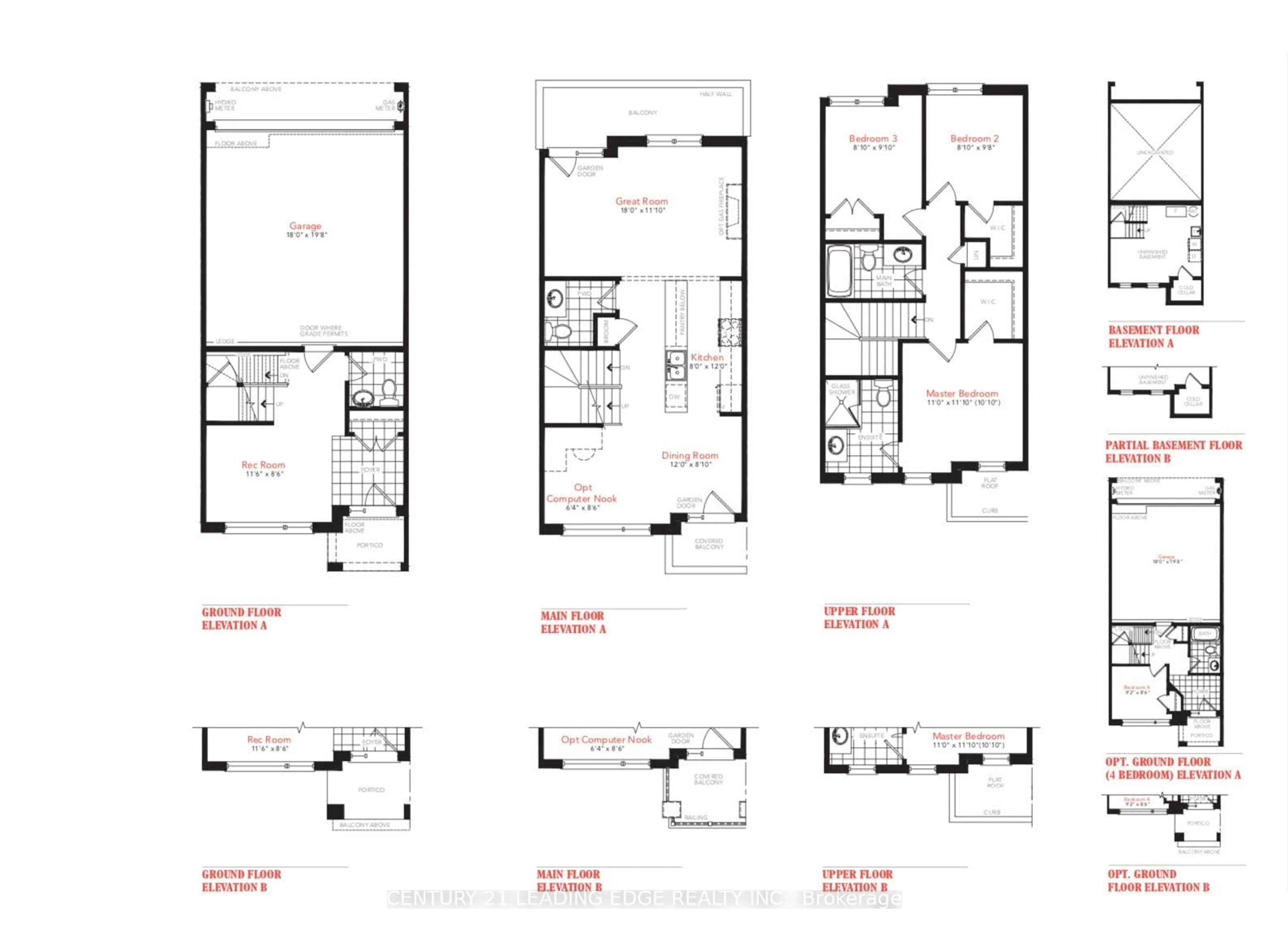 Floor plan for 159 Carpaccio Ave, Vaughan Ontario L4H 4R6