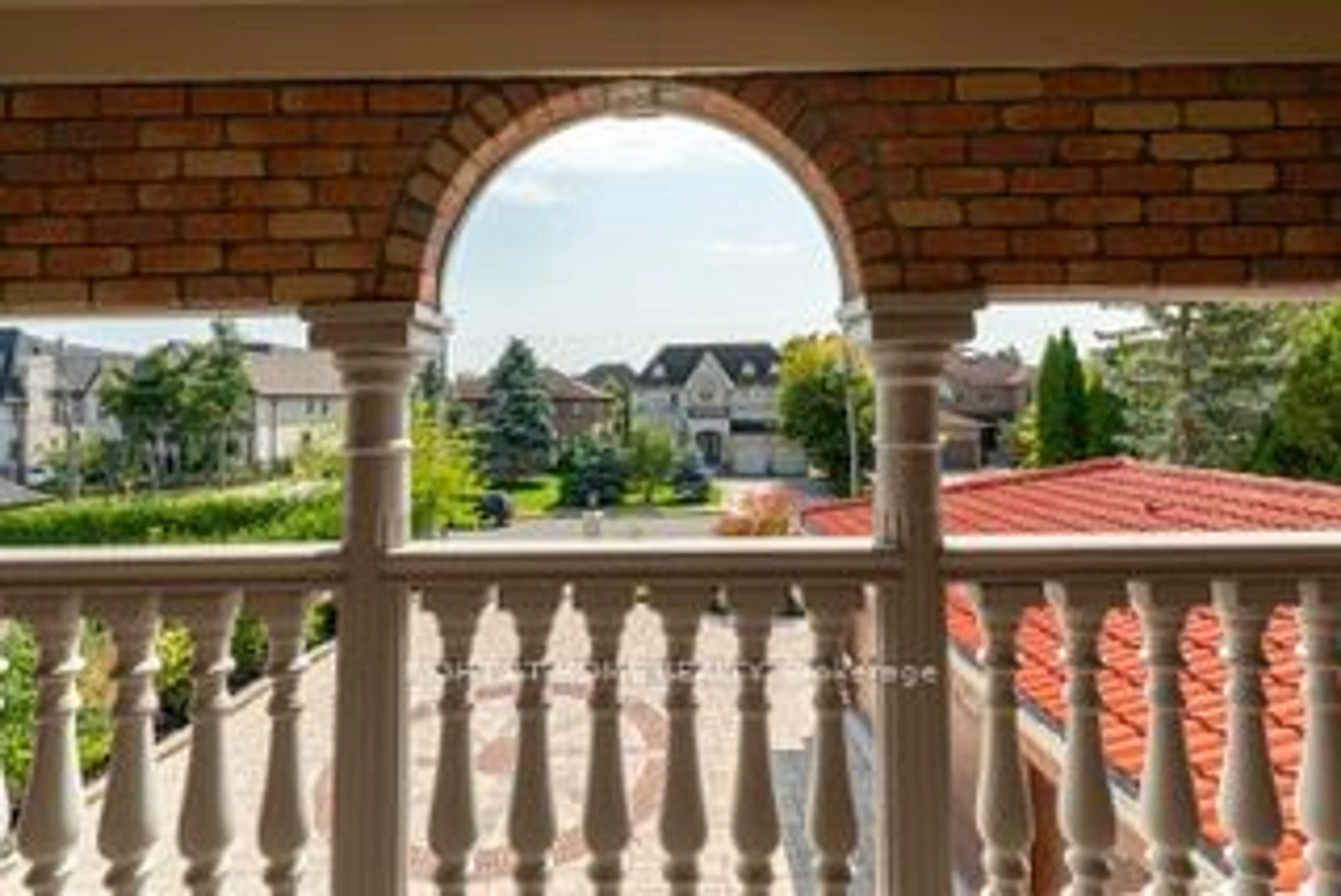 Balcony in the apartment, the street view for 128 Edgar Ave, Richmond Hill Ontario L4B 3K9