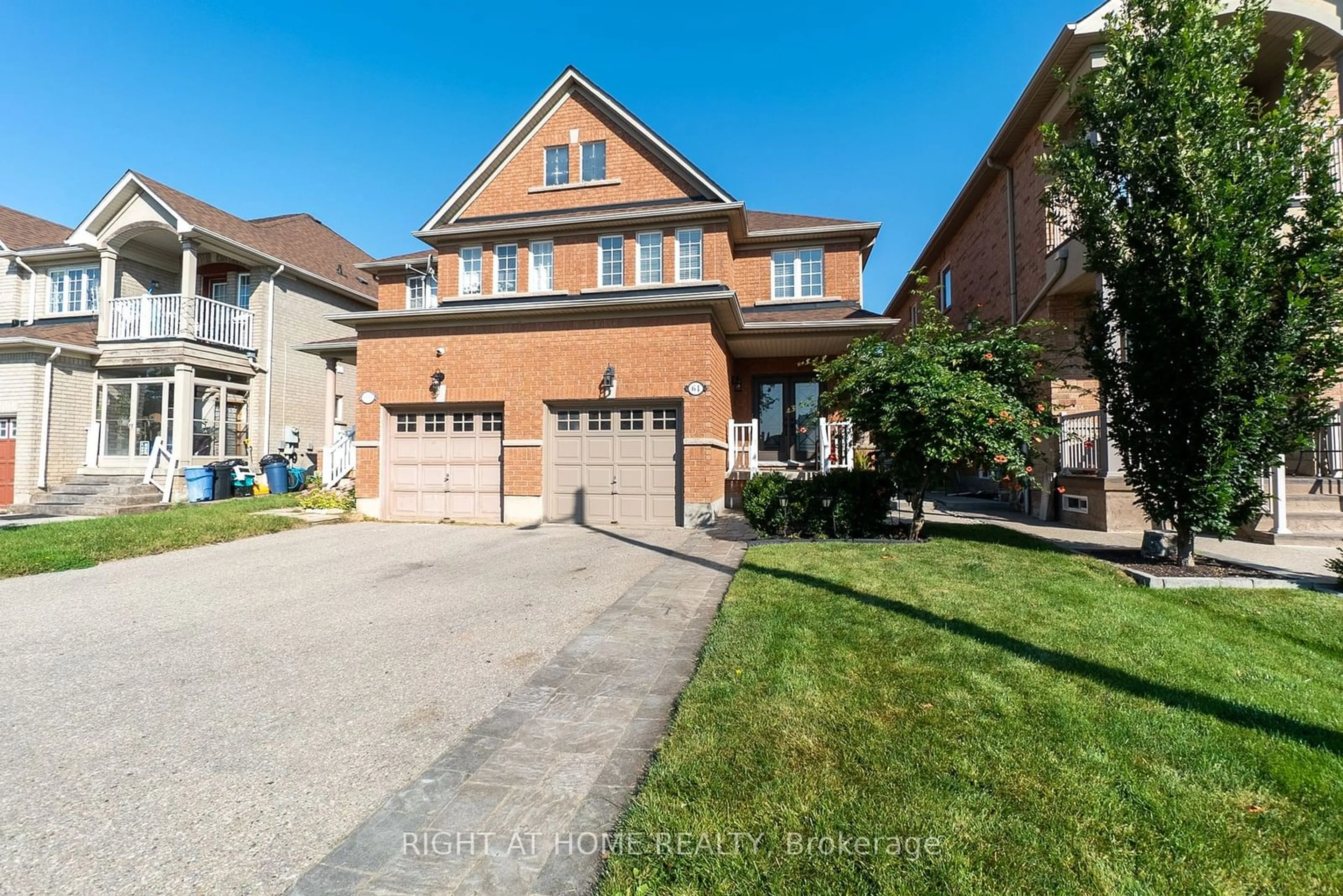 Frontside or backside of a home, the street view for 64 Mediterra Dr, Vaughan Ontario L4H 3B8