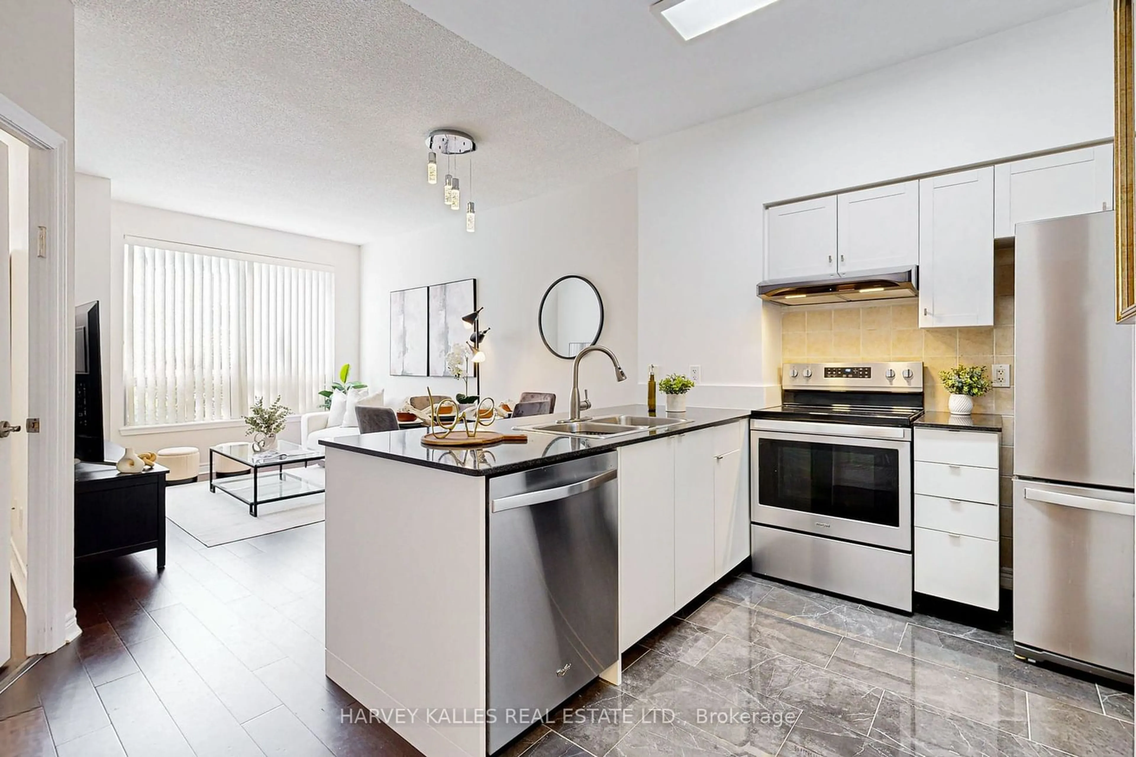 Contemporary kitchen for 50 Disera Dr #103, Vaughan Ontario L4J 9E9