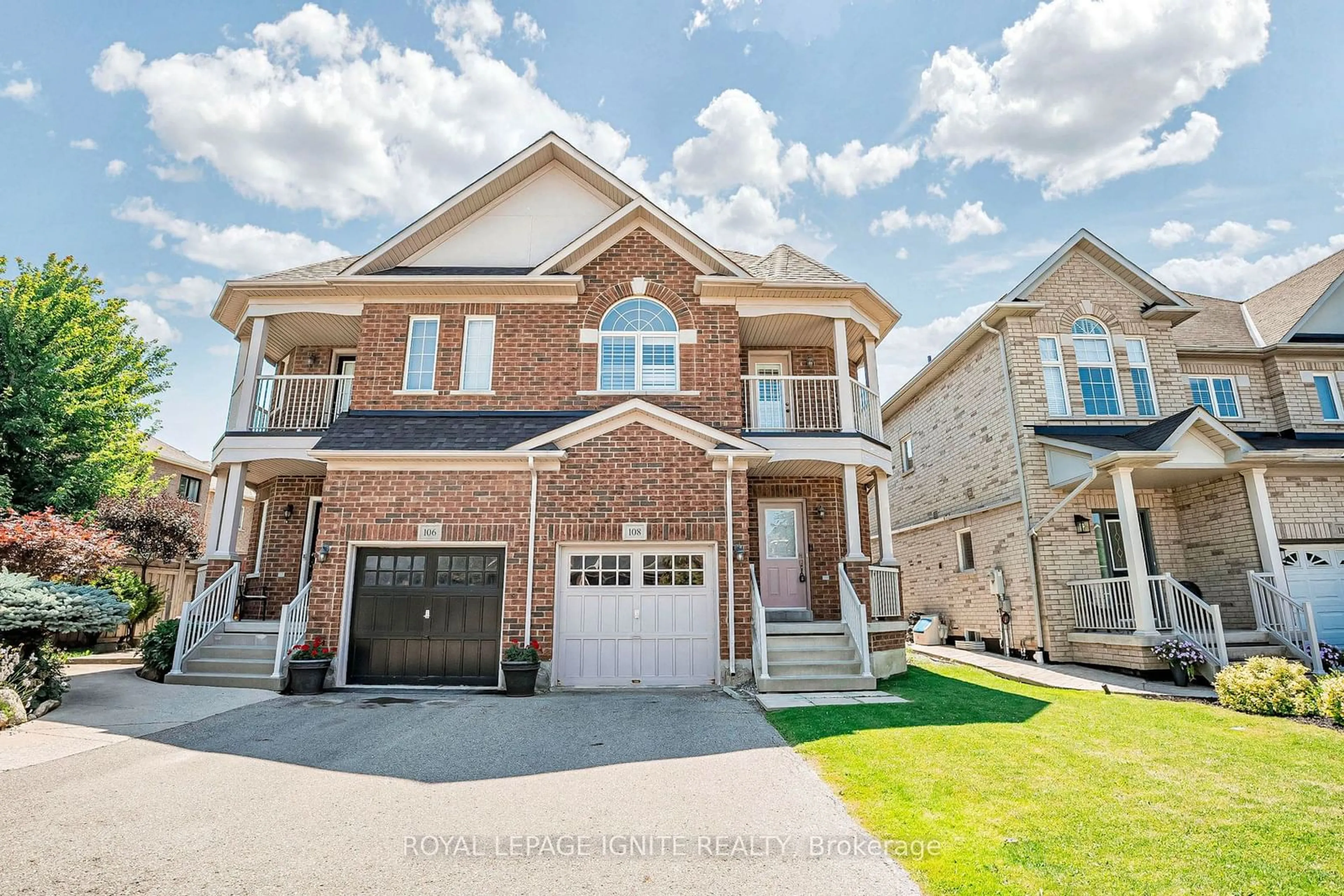 Home with brick exterior material for 108 Ozner Cres, Vaughan Ontario L4H 0E1