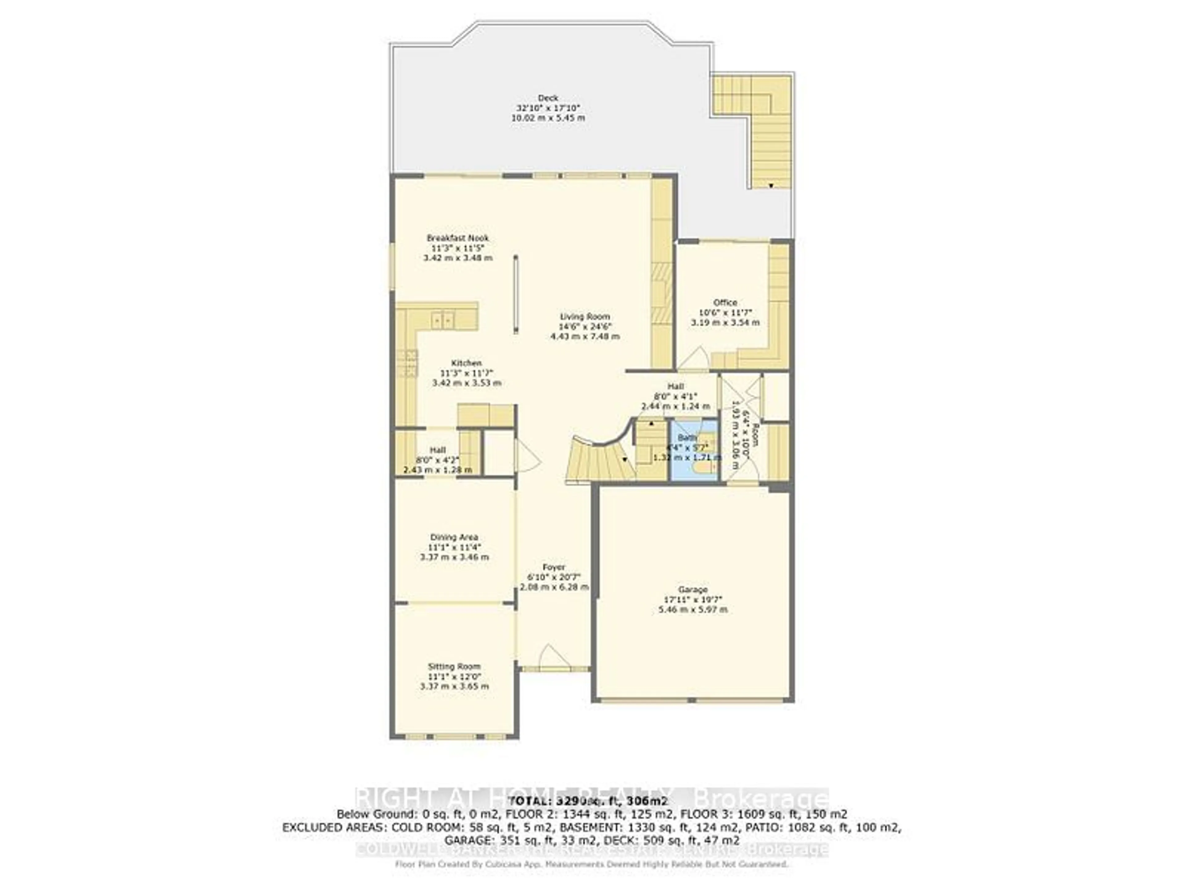 Floor plan for 754 Valley Green Tr, Newmarket Ontario L3X 2V6