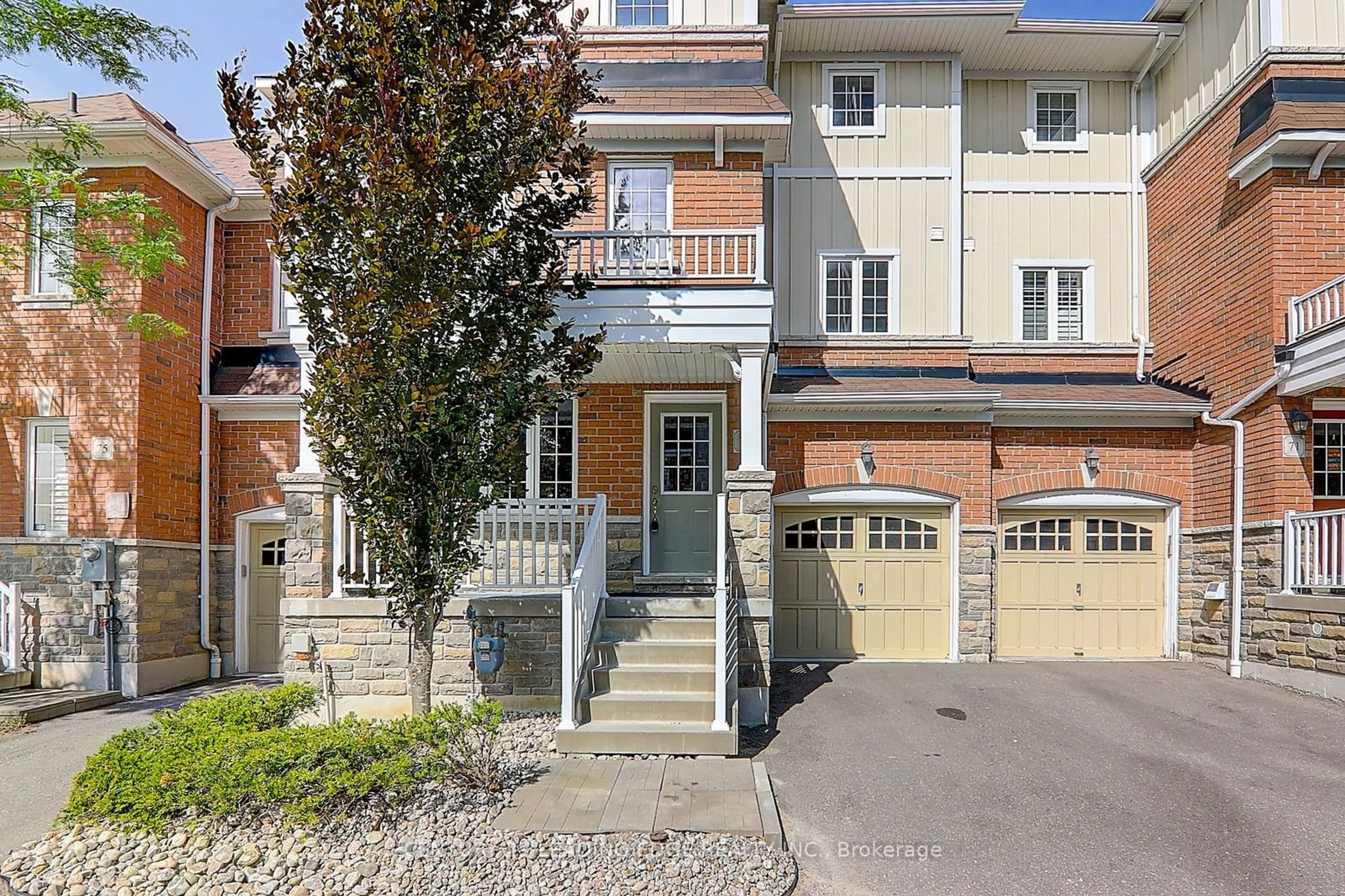 A pic from exterior of the house or condo, the street view for 73 EASTERN SKIES Way, Markham Ontario L6E 0N8