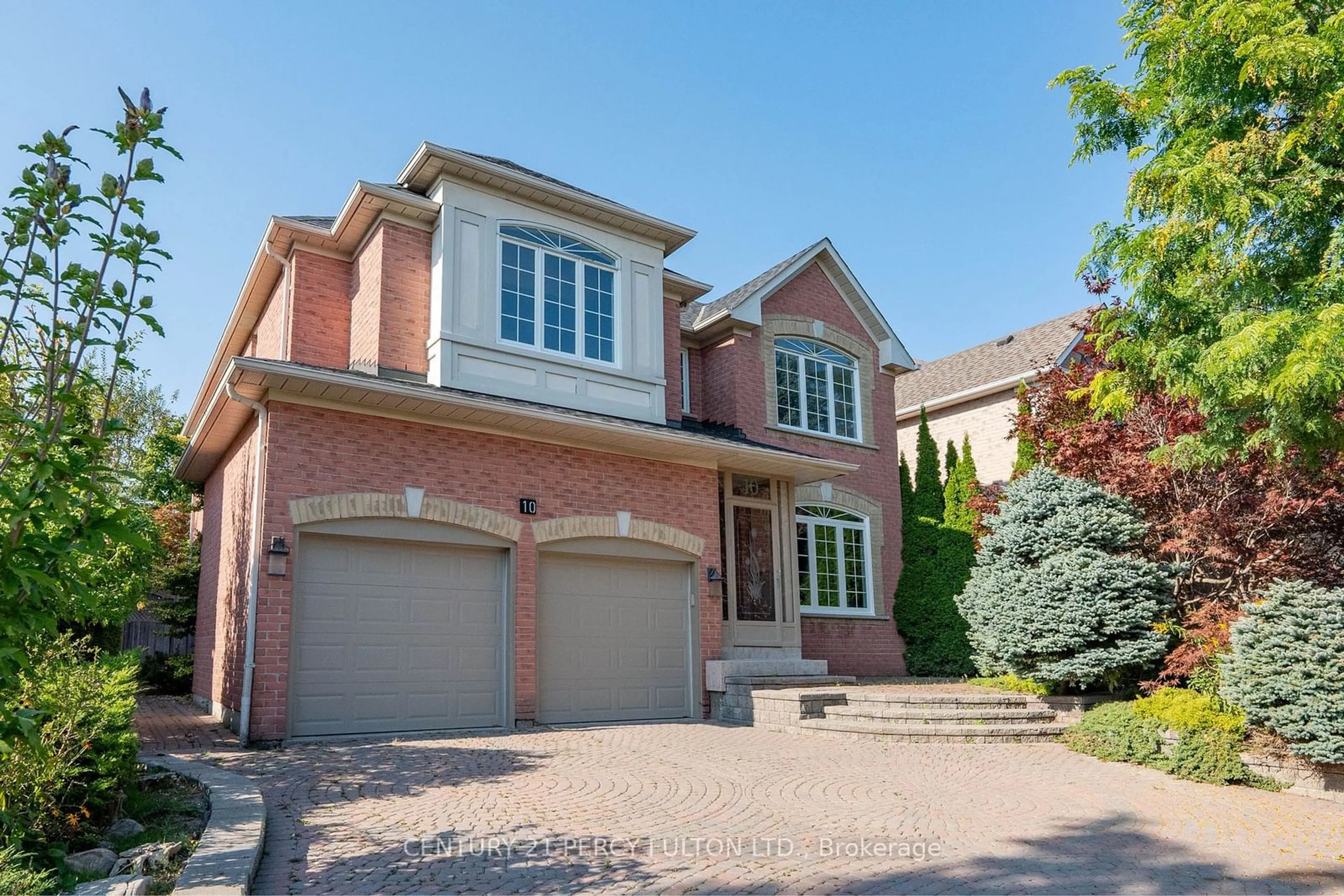 Home with brick exterior material for 10 Burndenford Cres, Markham Ontario L3P 7Z3