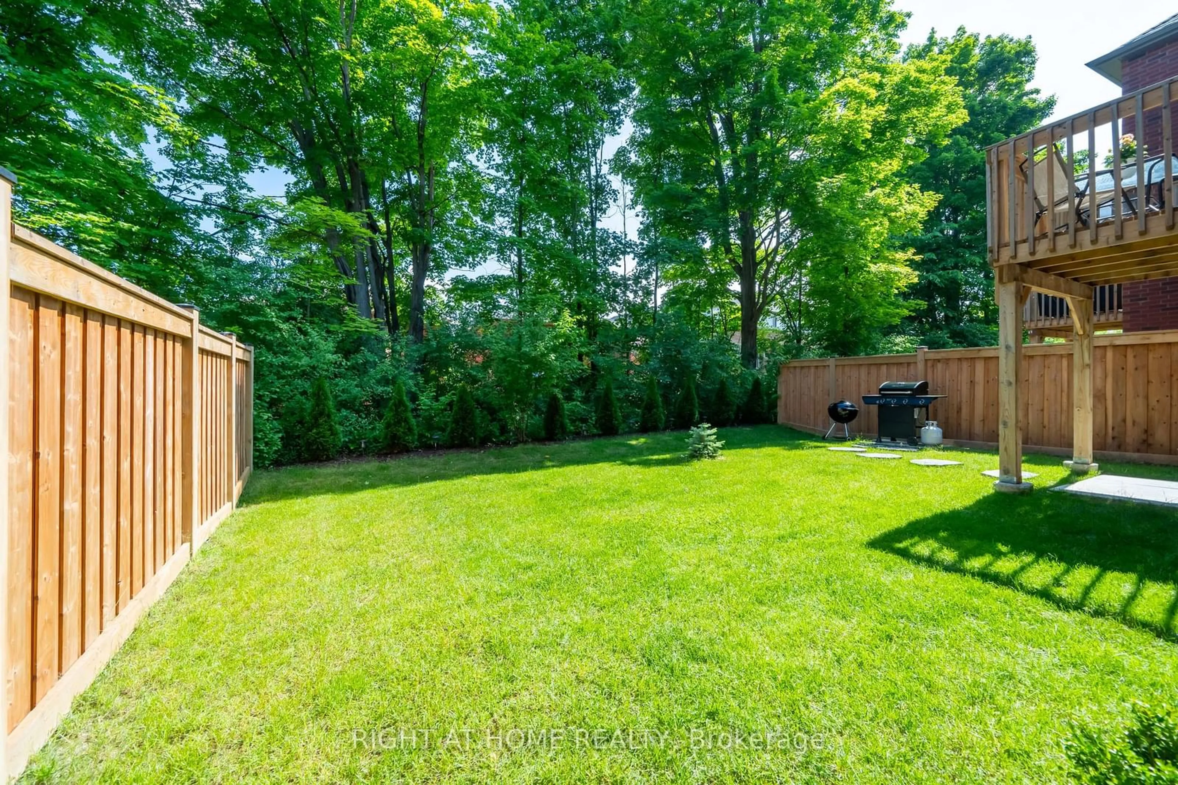 Patio, the fenced backyard for 1942 Mcneil St, Innisfil Ontario L9S 0N7