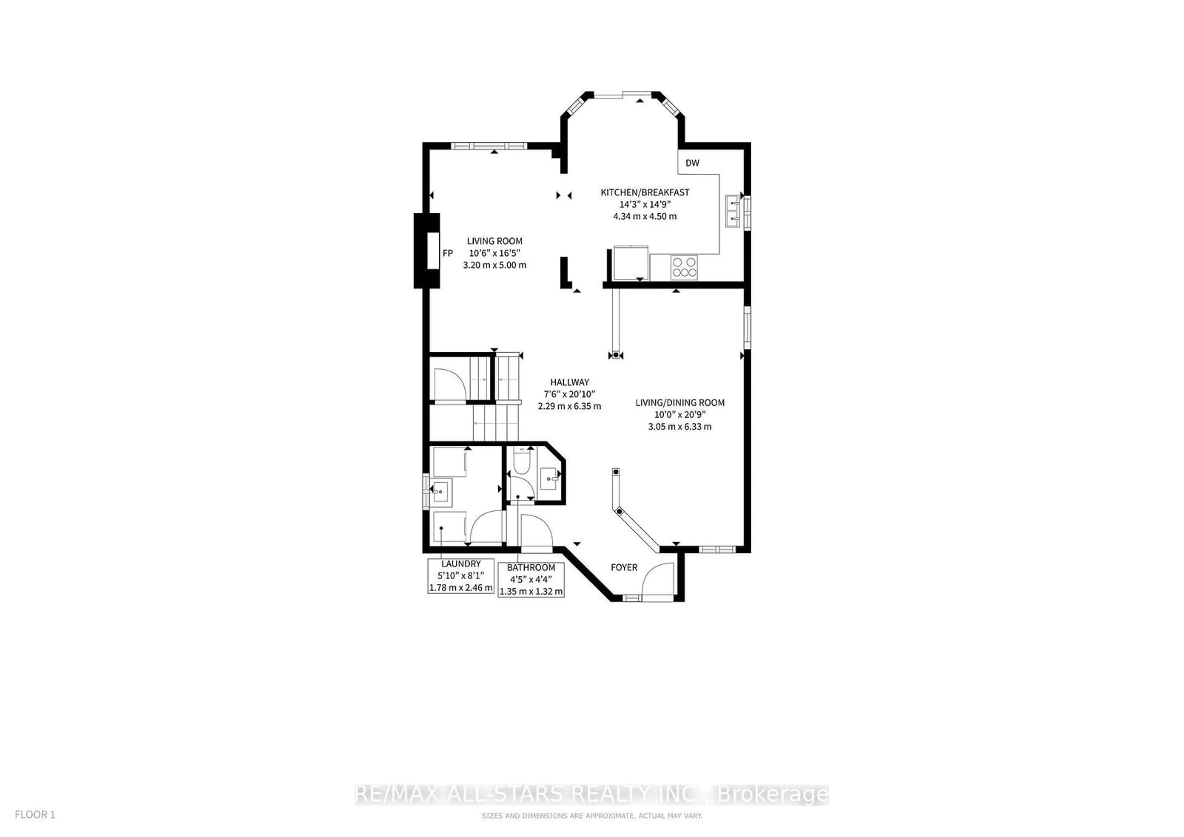 Floor plan for 9 Dunnville Rd, Georgina Ontario L4P 3Y7