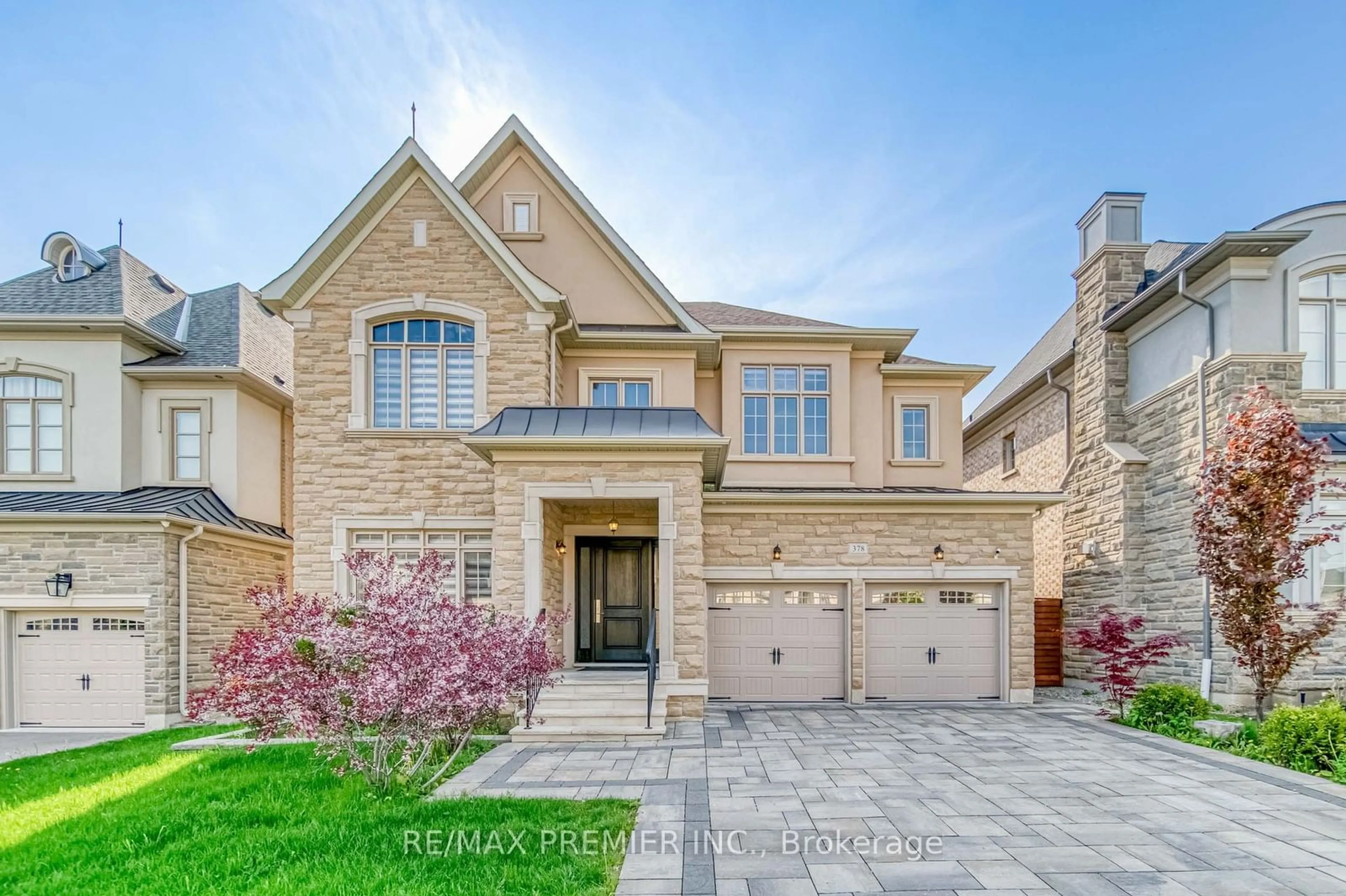 Home with brick exterior material for 378 Poetry Dr, Vaughan Ontario L4H 3W8