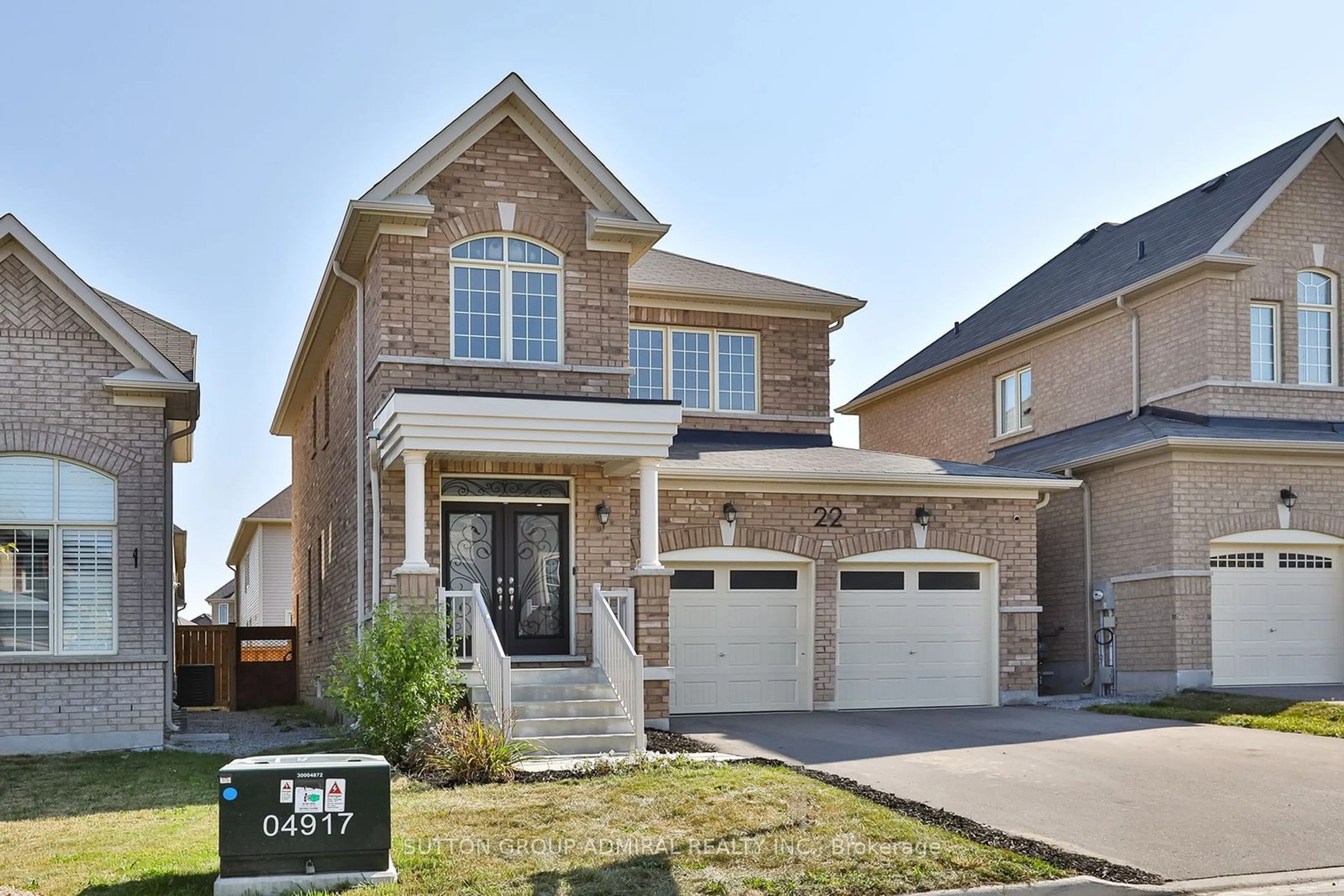 Home with brick exterior material for 22 Dawn Blossom Dr, Georgina Ontario L4P 0H5