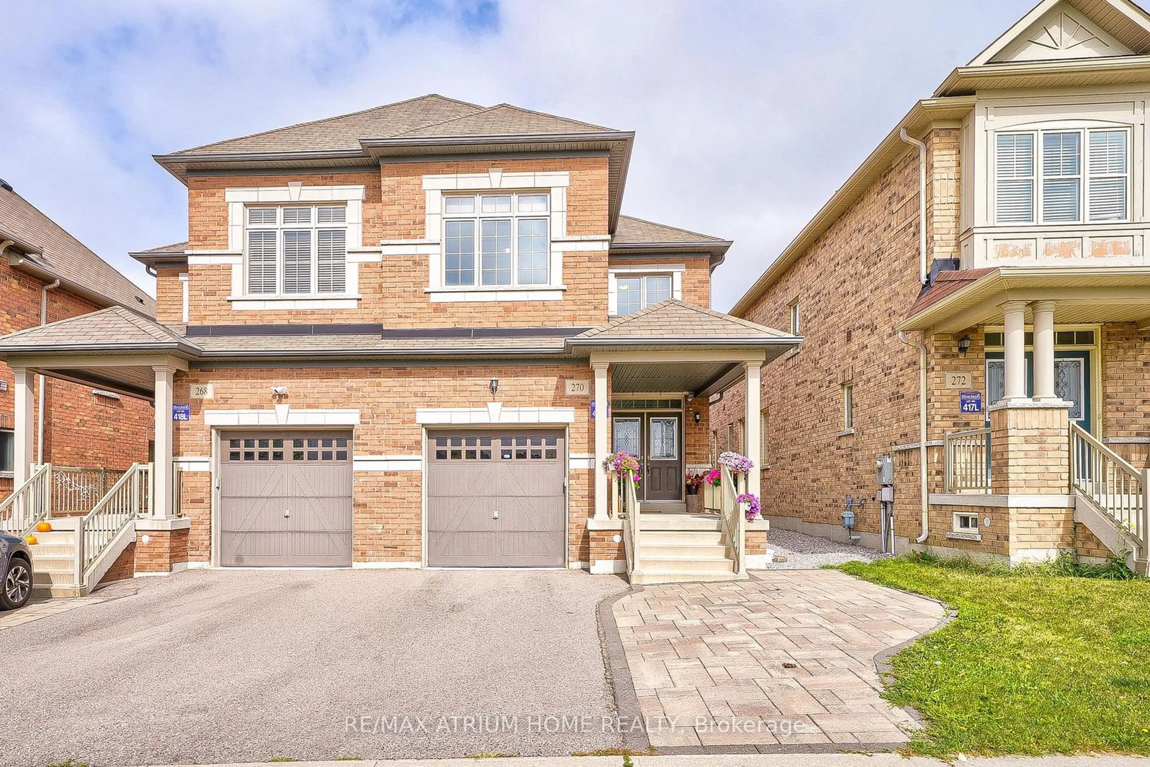 Home with brick exterior material for 270 Wilfred Murison Ave, Markham Ontario L6C 0S6