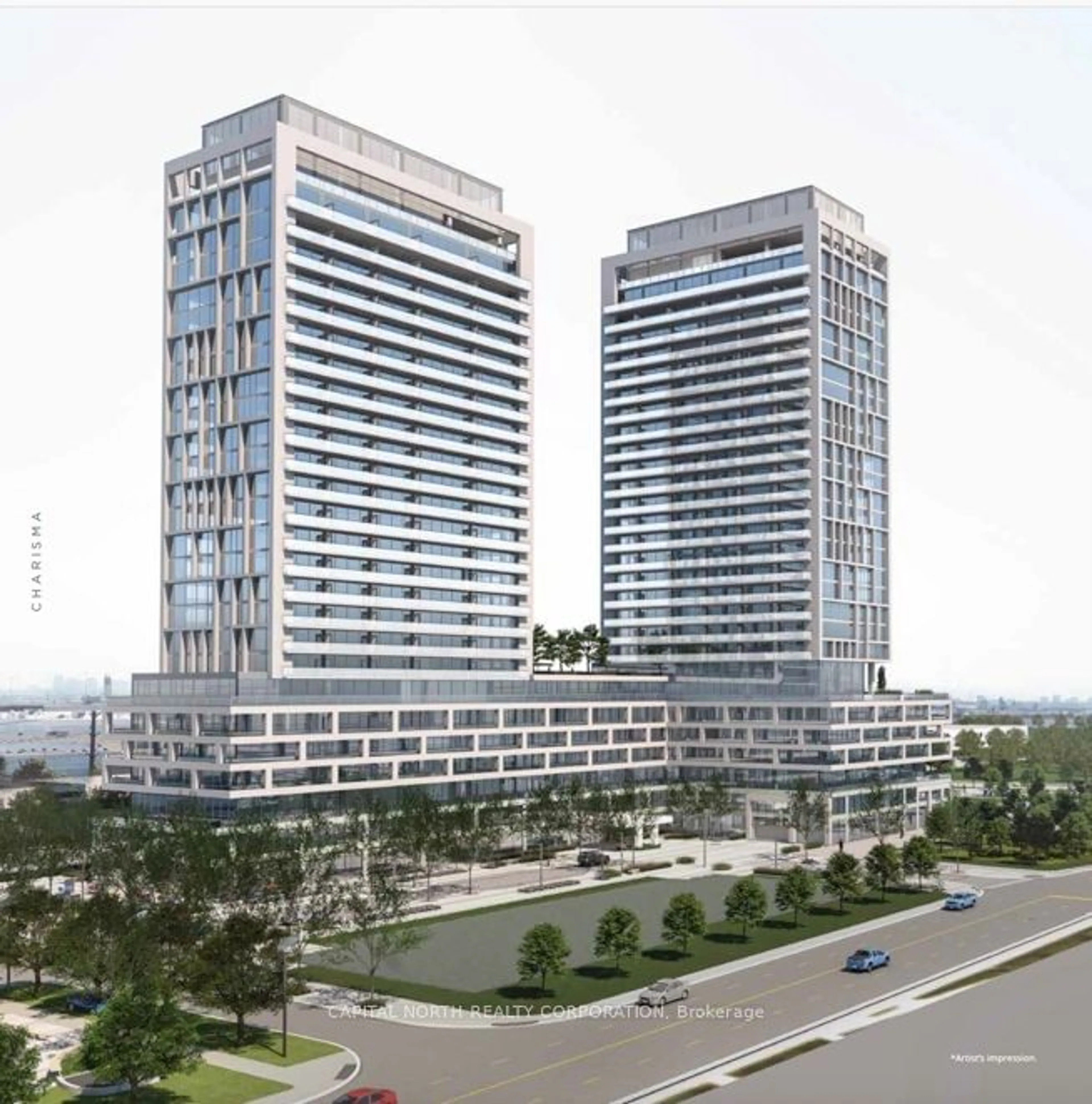 A pic from exterior of the house or condo, the view of city buildings for 8960 Jane St #505, Vaughan Ontario L4K 2M9