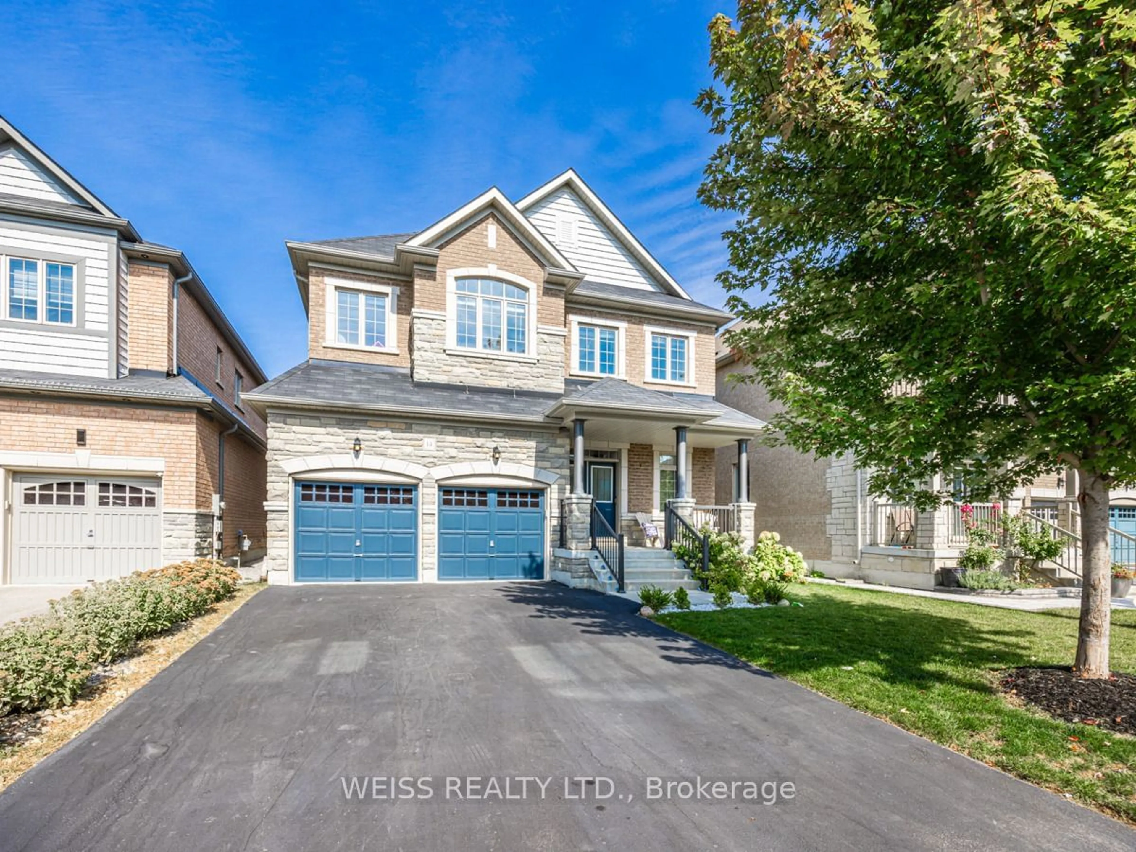 Frontside or backside of a home, the street view for 14 Baleberry Cres, East Gwillimbury Ontario L9N 0P2