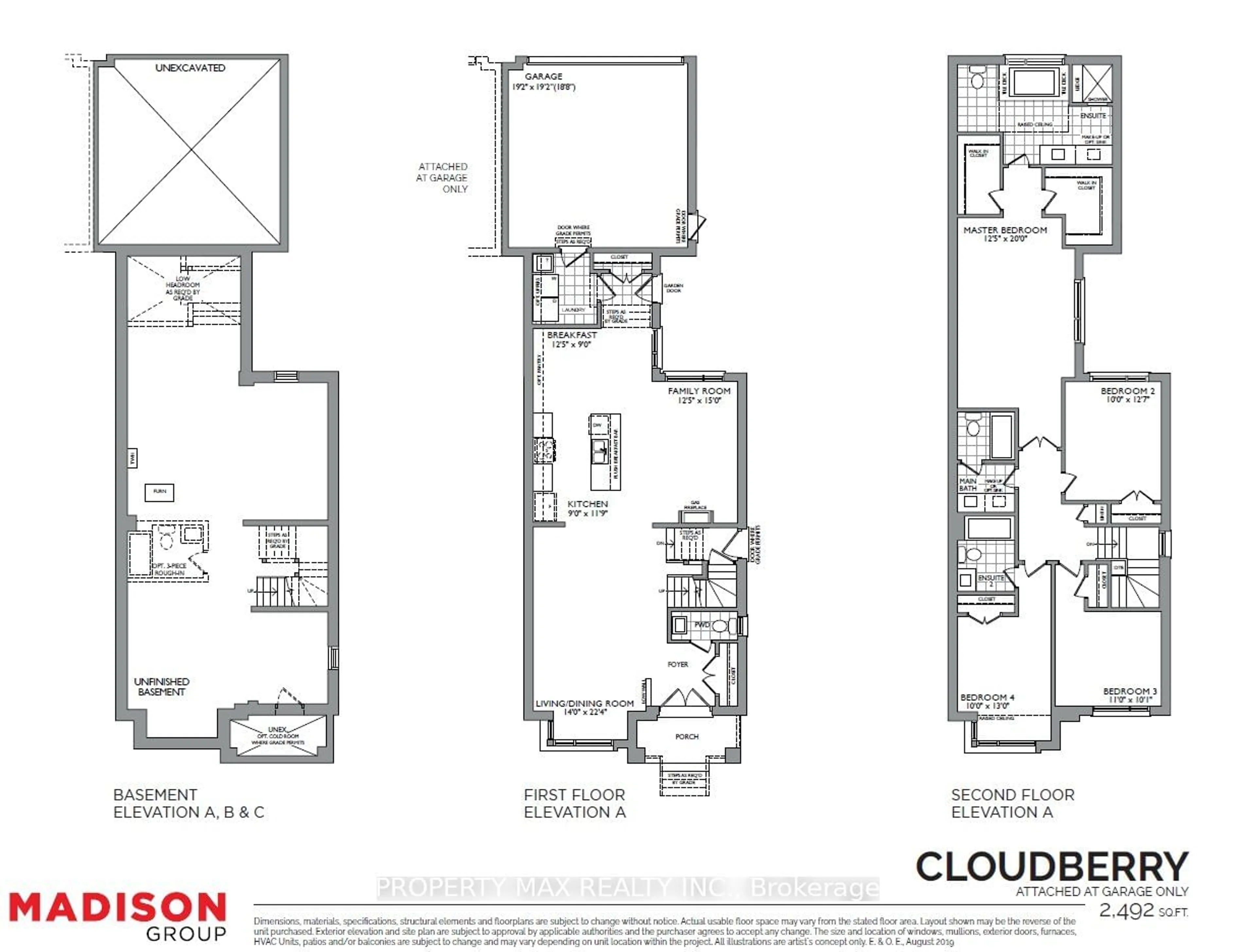 Floor plan for 21 Countryside St, Markham Ontario L6B 0K8