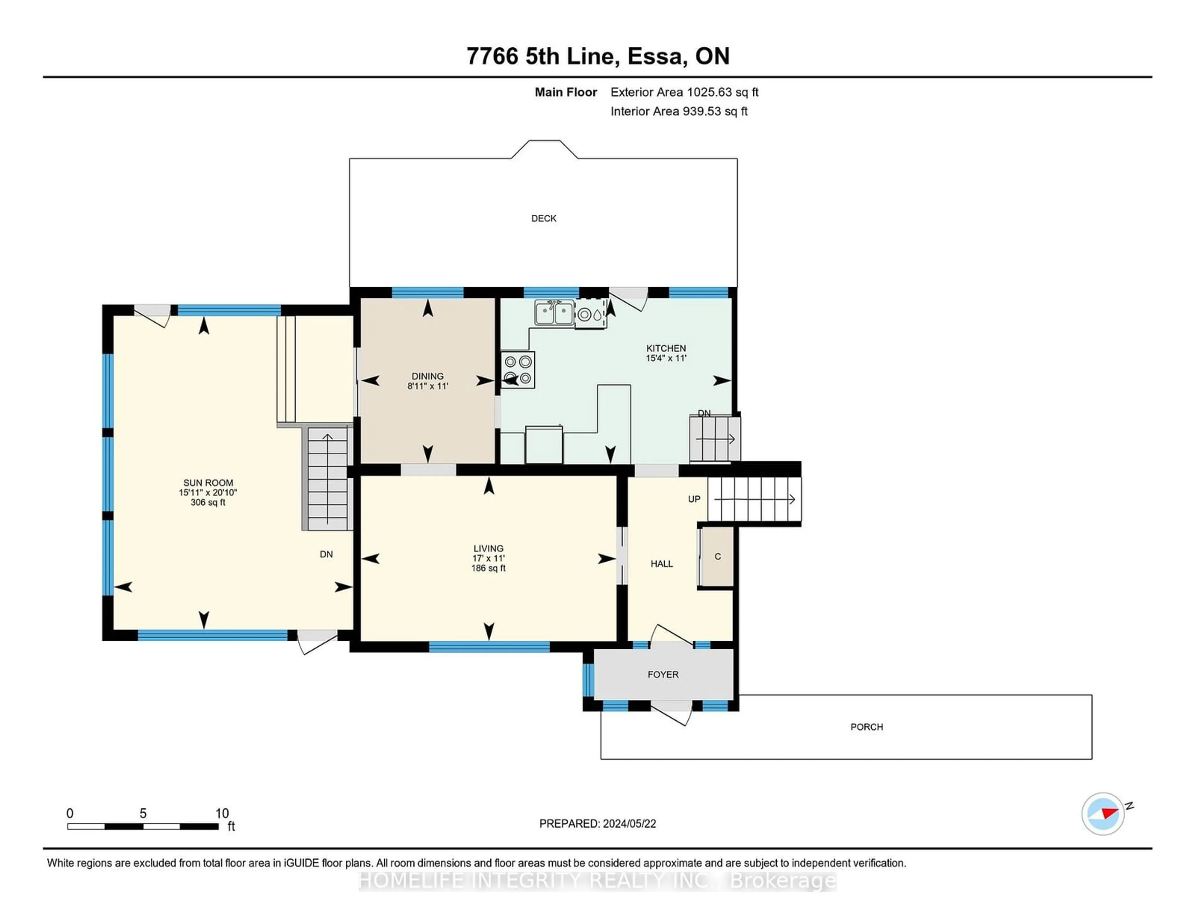 Floor plan for 7766 5th Line, Essa Ontario L0M 1B1