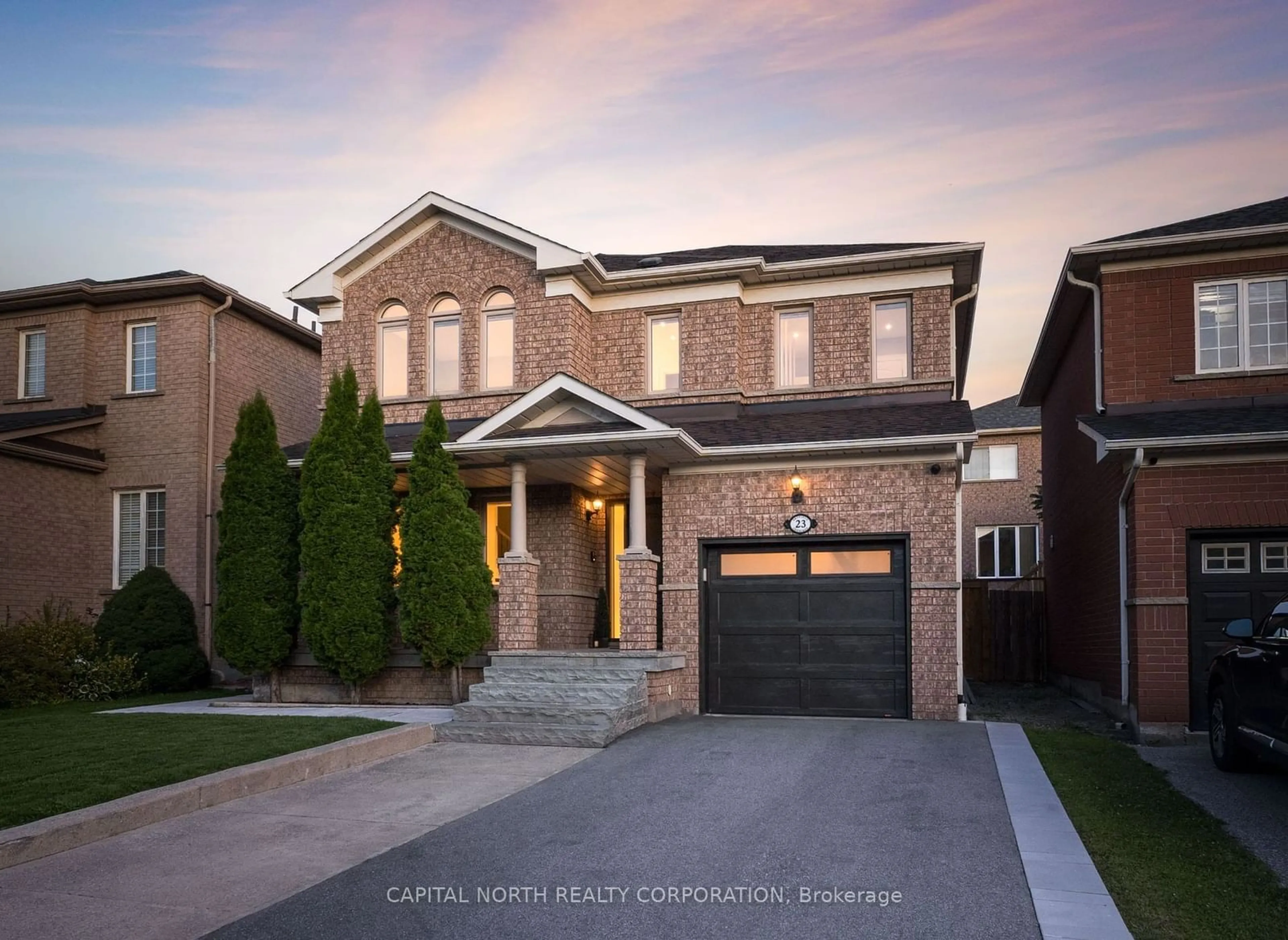 Home with brick exterior material for 23 Redfinch Cres, Vaughan Ontario L4H 2C5