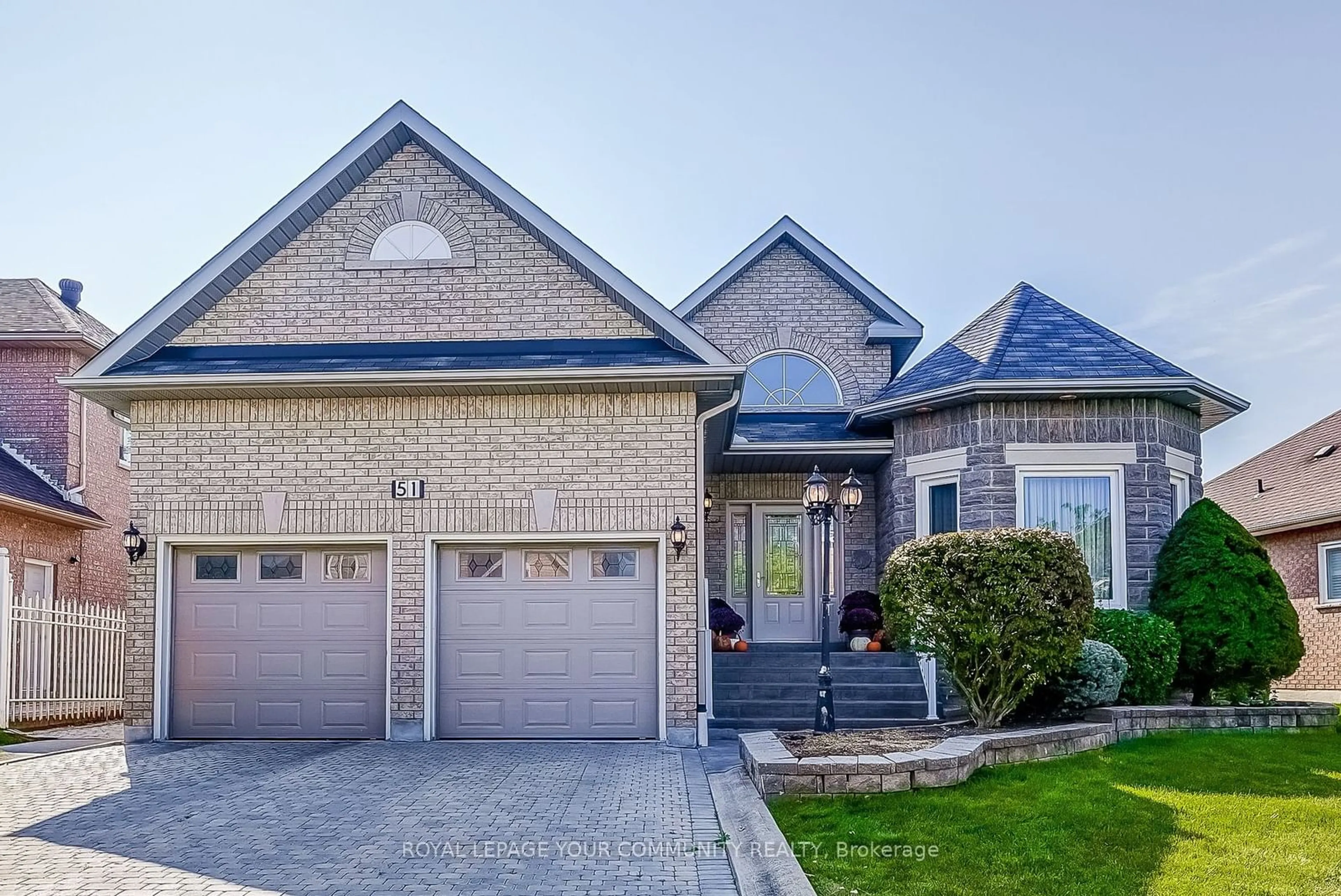 Home with brick exterior material for 51 Fletcher Dr, Vaughan Ontario L6A 2G7