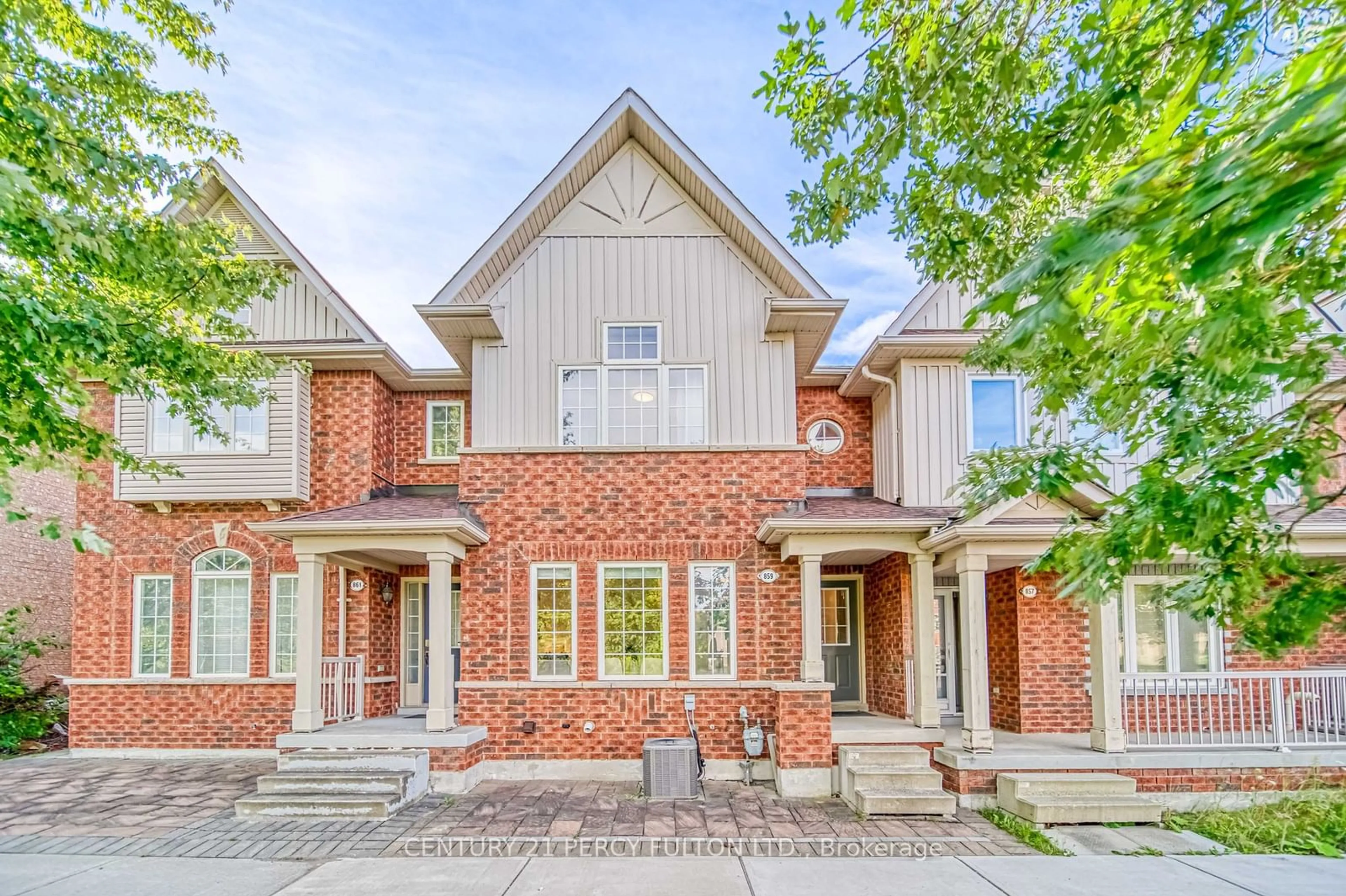 Home with brick exterior material for 859 Bur Oak Ave, Markham Ontario L6E 1W8