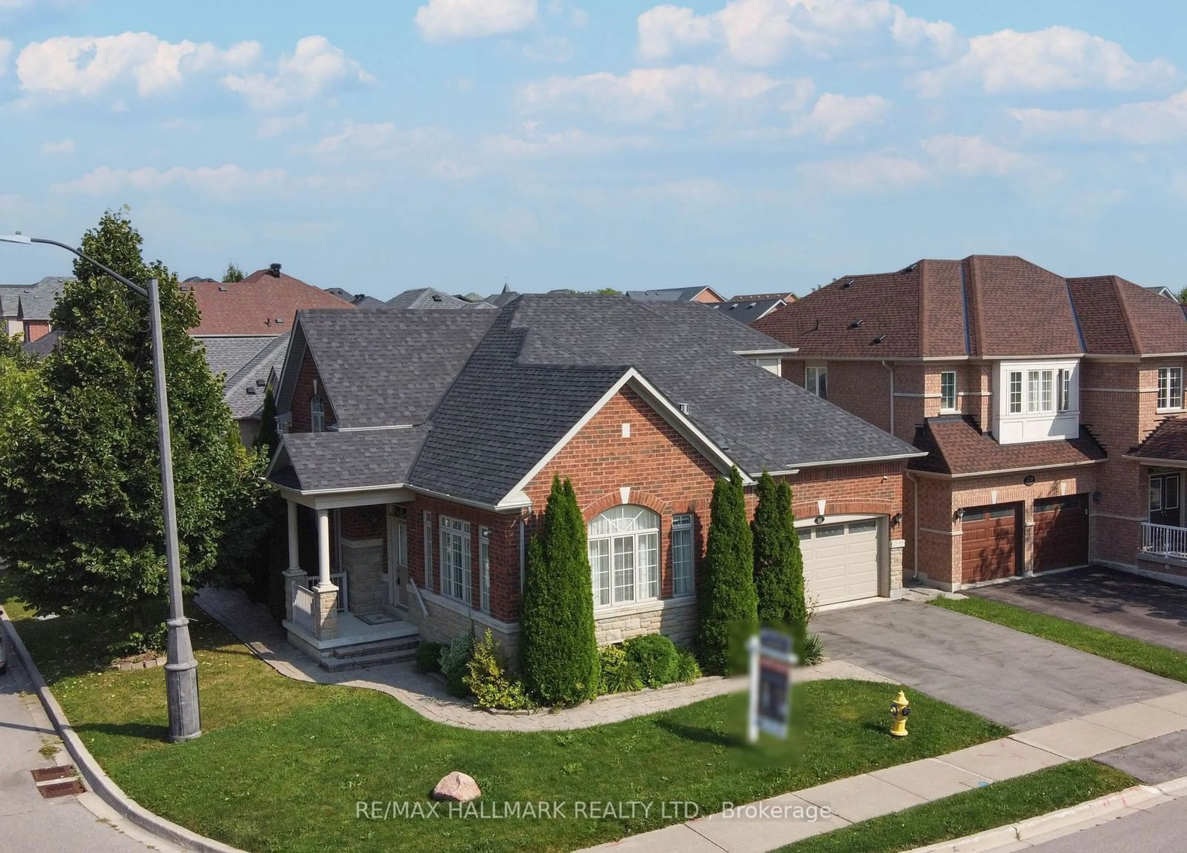 Frontside or backside of a home, the street view for 243 Via Campanile Rd, Vaughan Ontario L4H 0N8