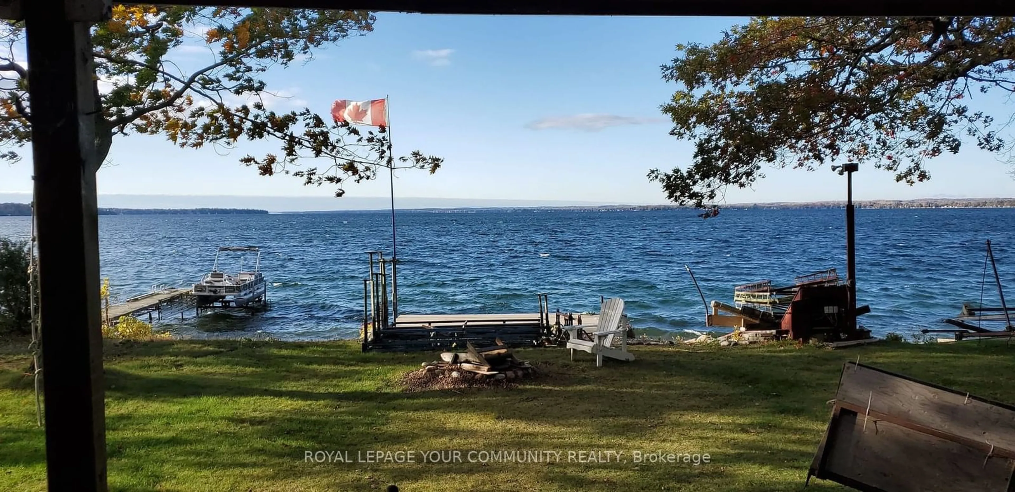 A pic from exterior of the house or condo, lake for 50 Fox Island, Georgina Islands Ontario L4P 3E9