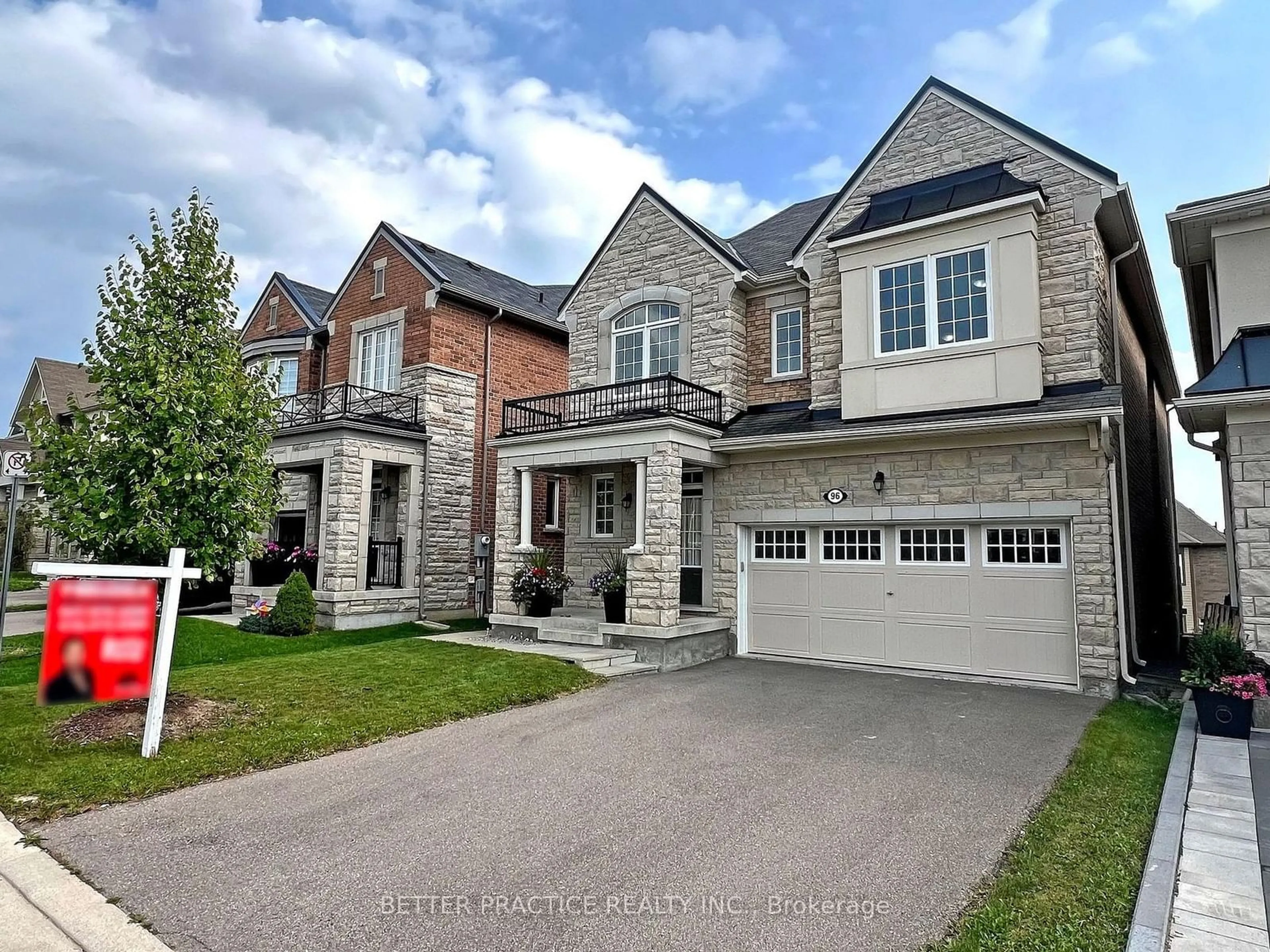 Home with brick exterior material for 96 Thomas Phillips Dr, Aurora Ontario L4G 0X5