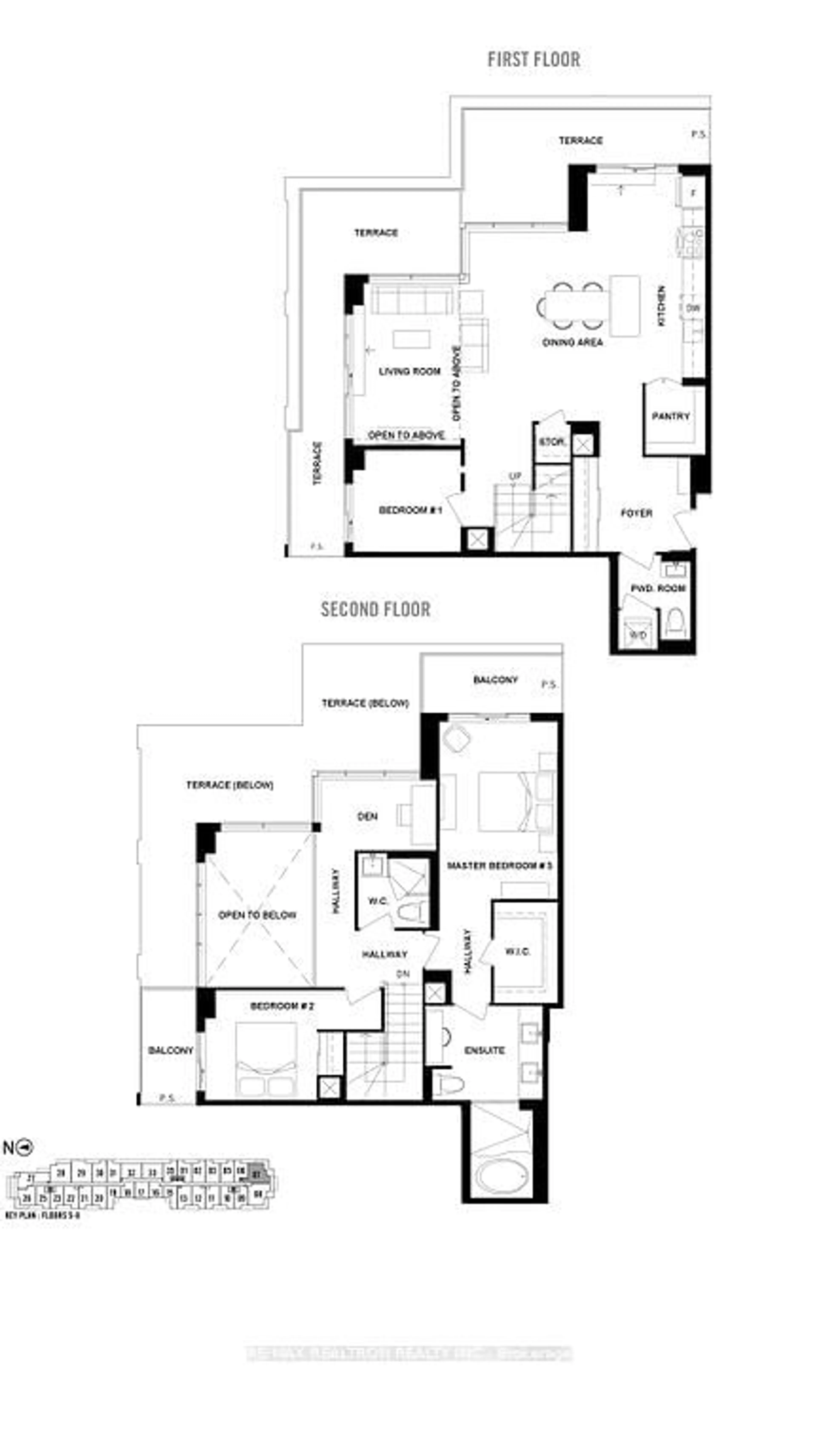 Floor plan for 8763 Bayview Ave #507, Richmond Hill Ontario L4B 3V1