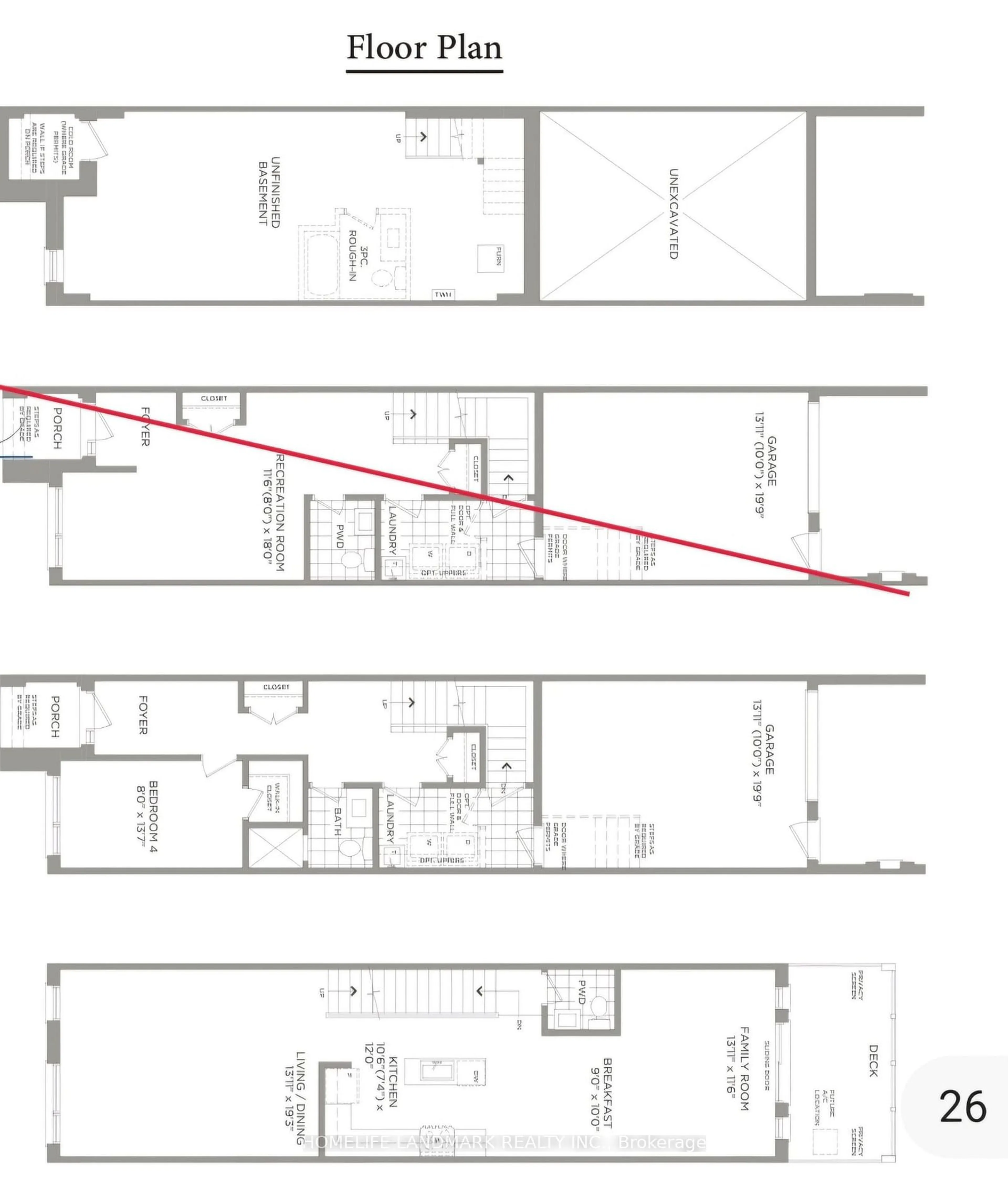 Floor plan for 1826 Donald Cousens Pkwy, Markham Ontario L6B 0V5