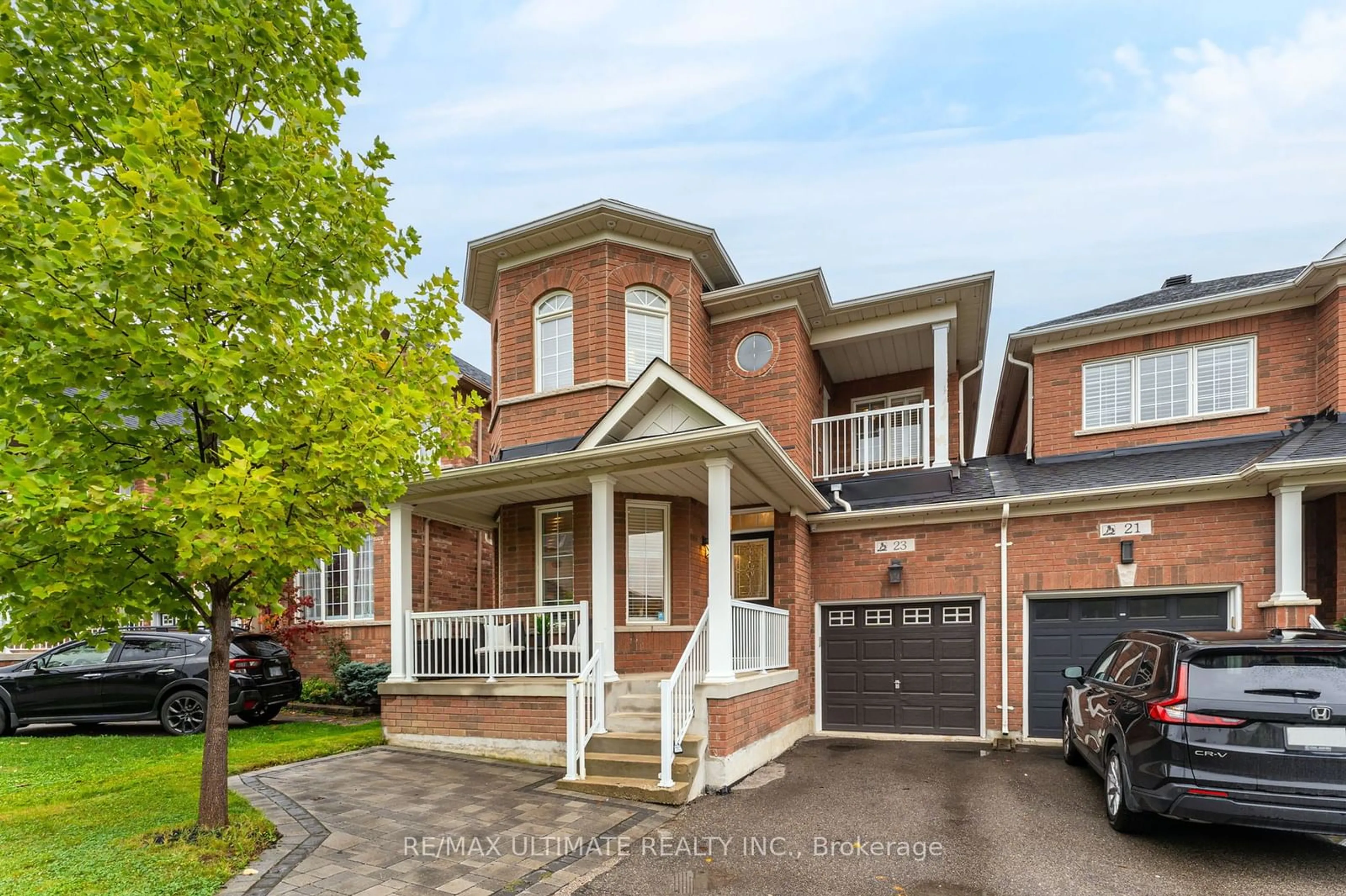 Home with brick exterior material for 23 Atlas Peak Dr, Markham Ontario L6C 3H8