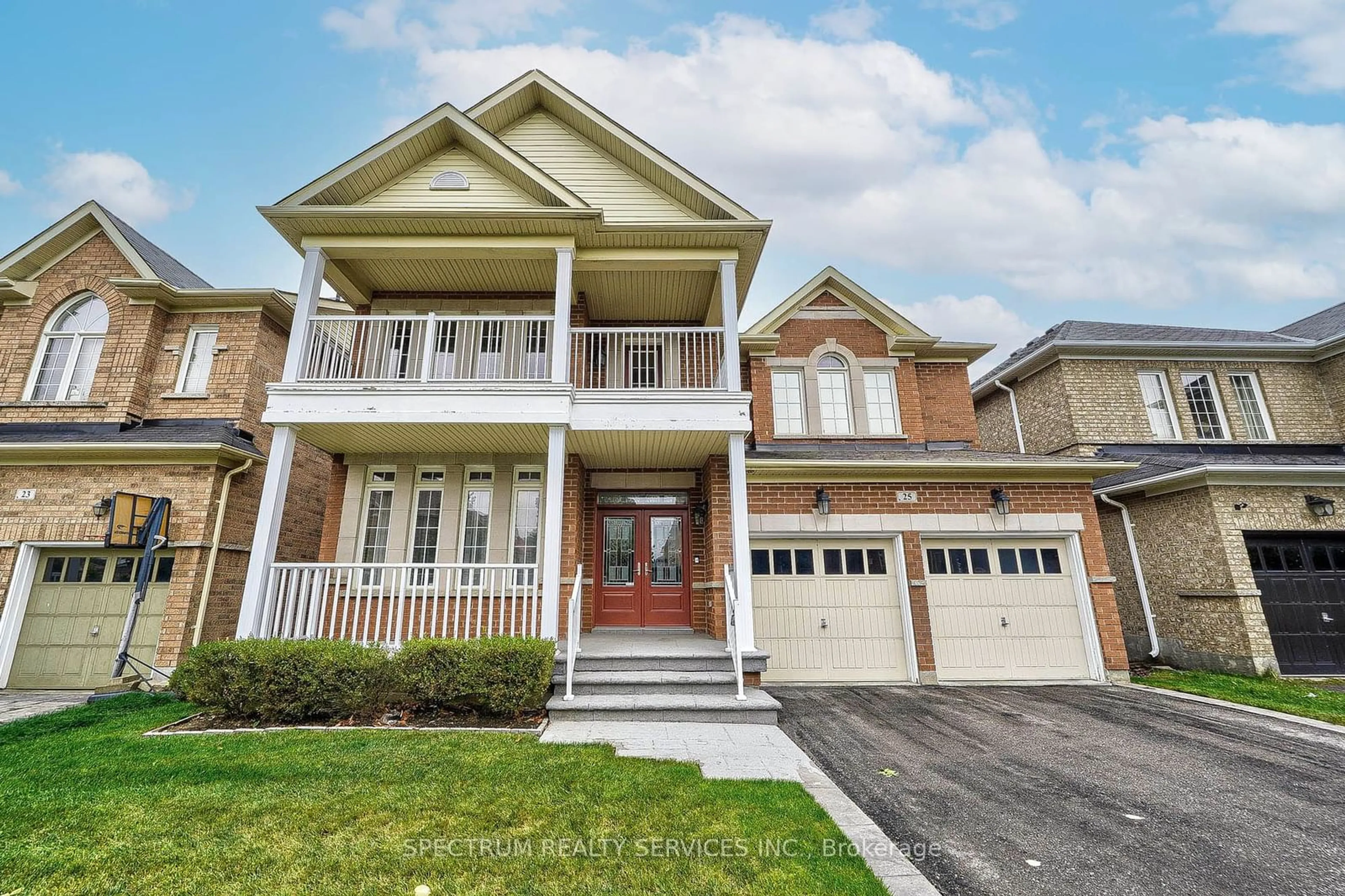 Home with brick exterior material for 25 Rennie Ave, Markham Ontario L6B 0M9