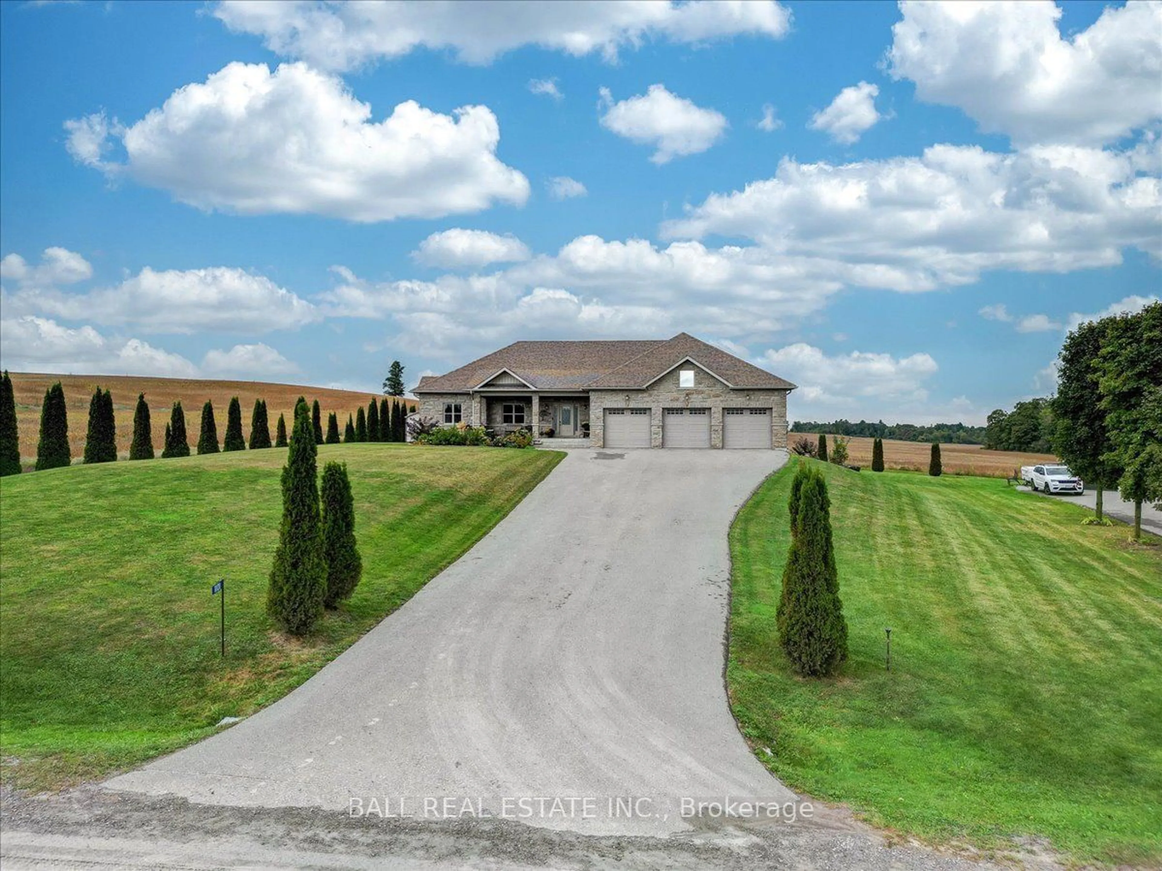 Frontside or backside of a home, the street view for 1101 Cragg Rd, Uxbridge Ontario L9P 1R3