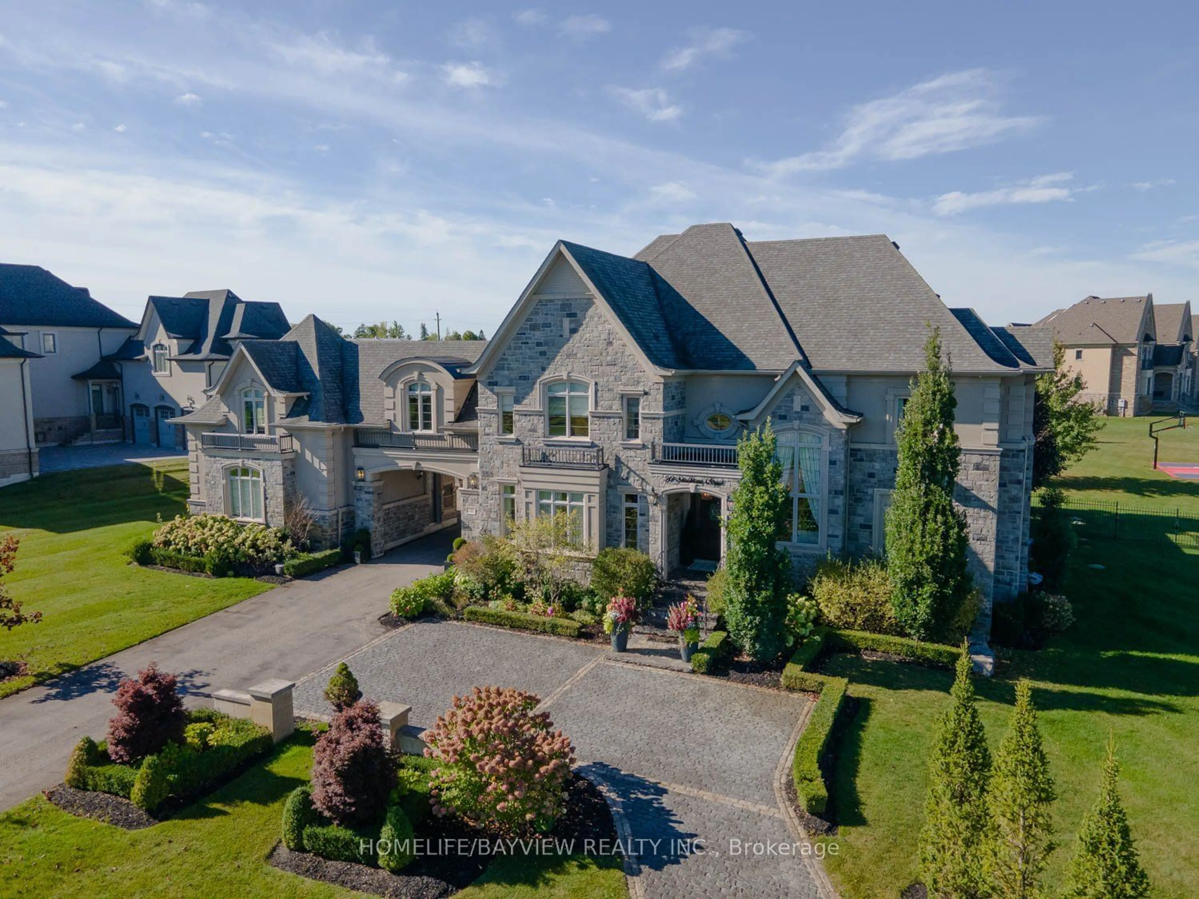 Frontside or backside of a home, the street view for 50 Stallions Crt, Vaughan Ontario L6A 4V5