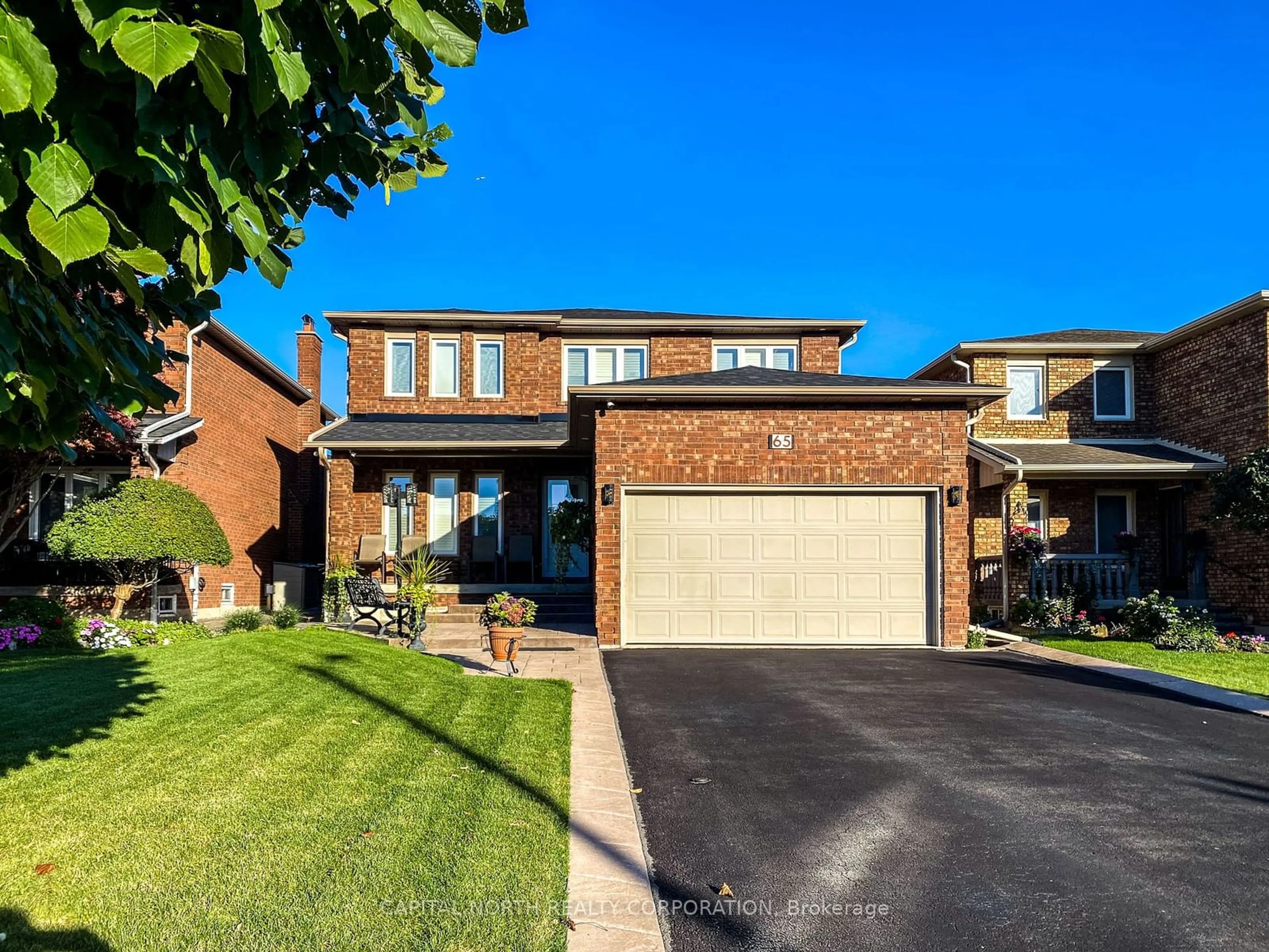 Home with brick exterior material for 65 Sherbourne Dr, Vaughan Ontario L6A 1H1