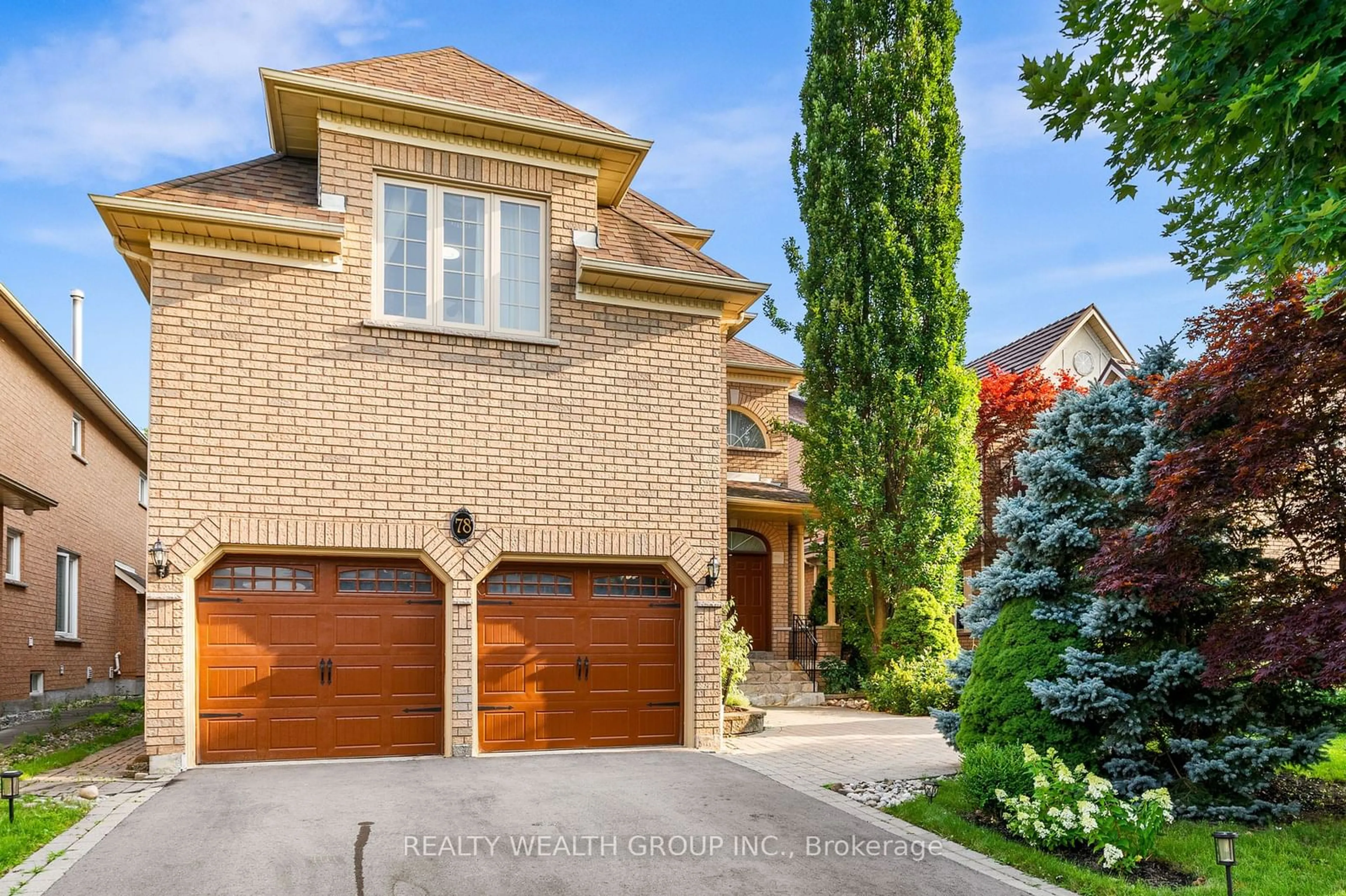 Home with brick exterior material for 78 bradgate Dr, Markham Ontario L3T 7M3