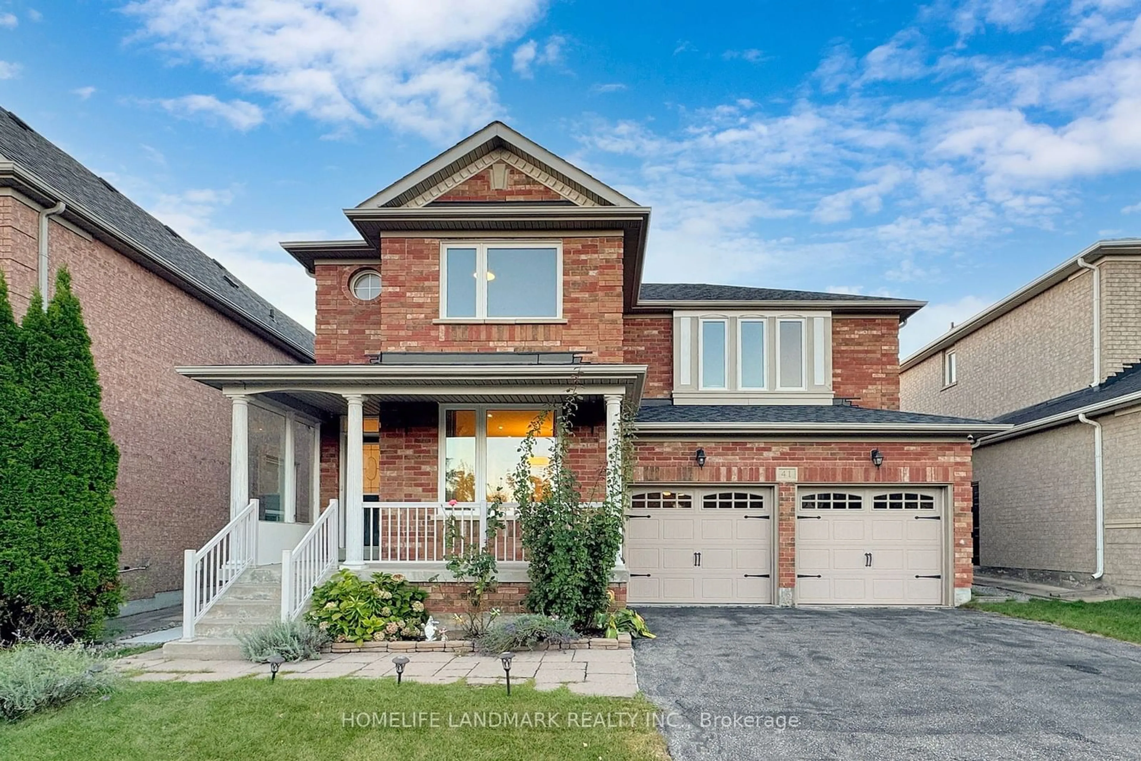 Home with brick exterior material for 41 Golden Meadow Dr, Markham Ontario L6E 1E4