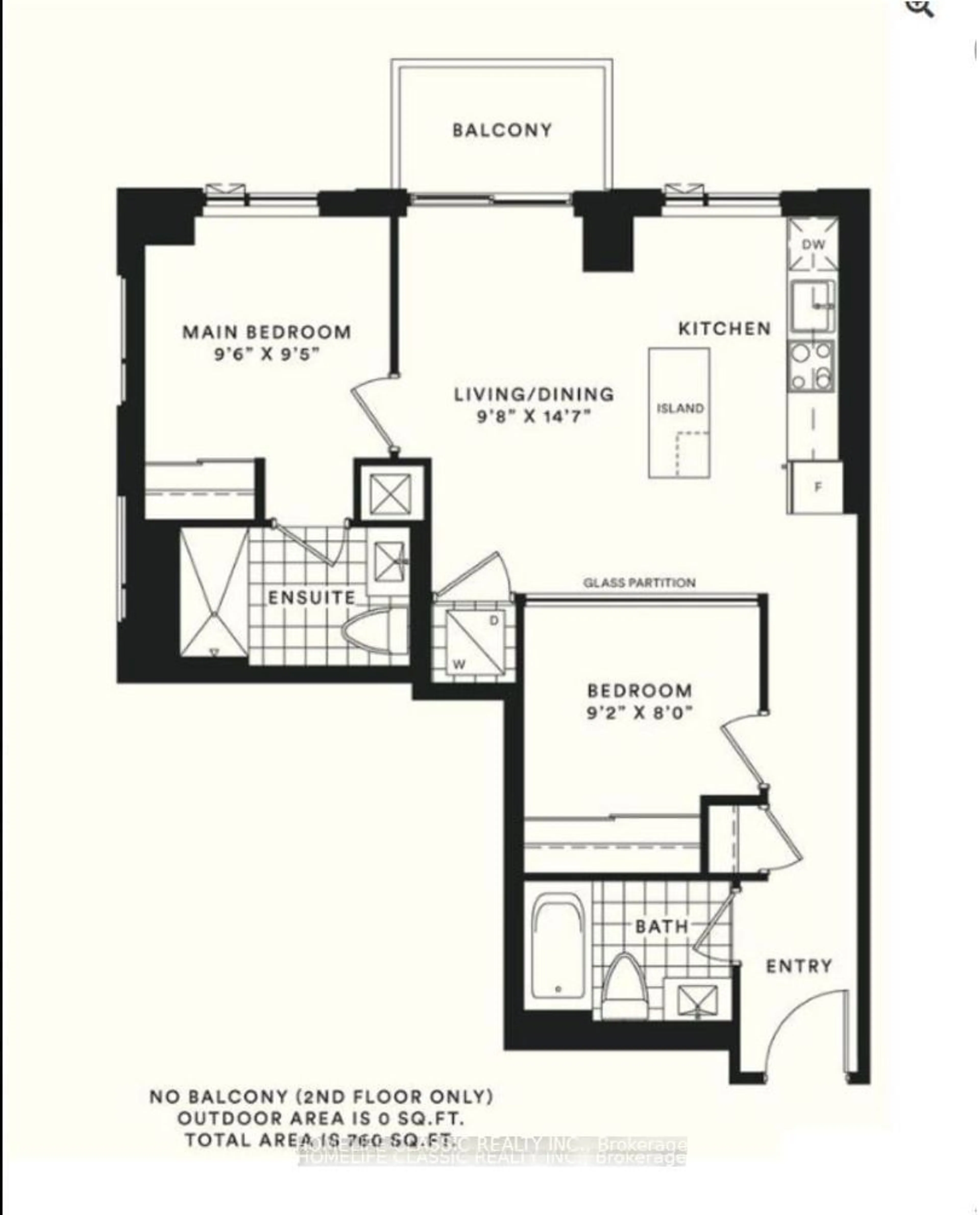 Floor plan for 8 Beverley Glen Blvd #506, Vaughan Ontario L4J 0L4