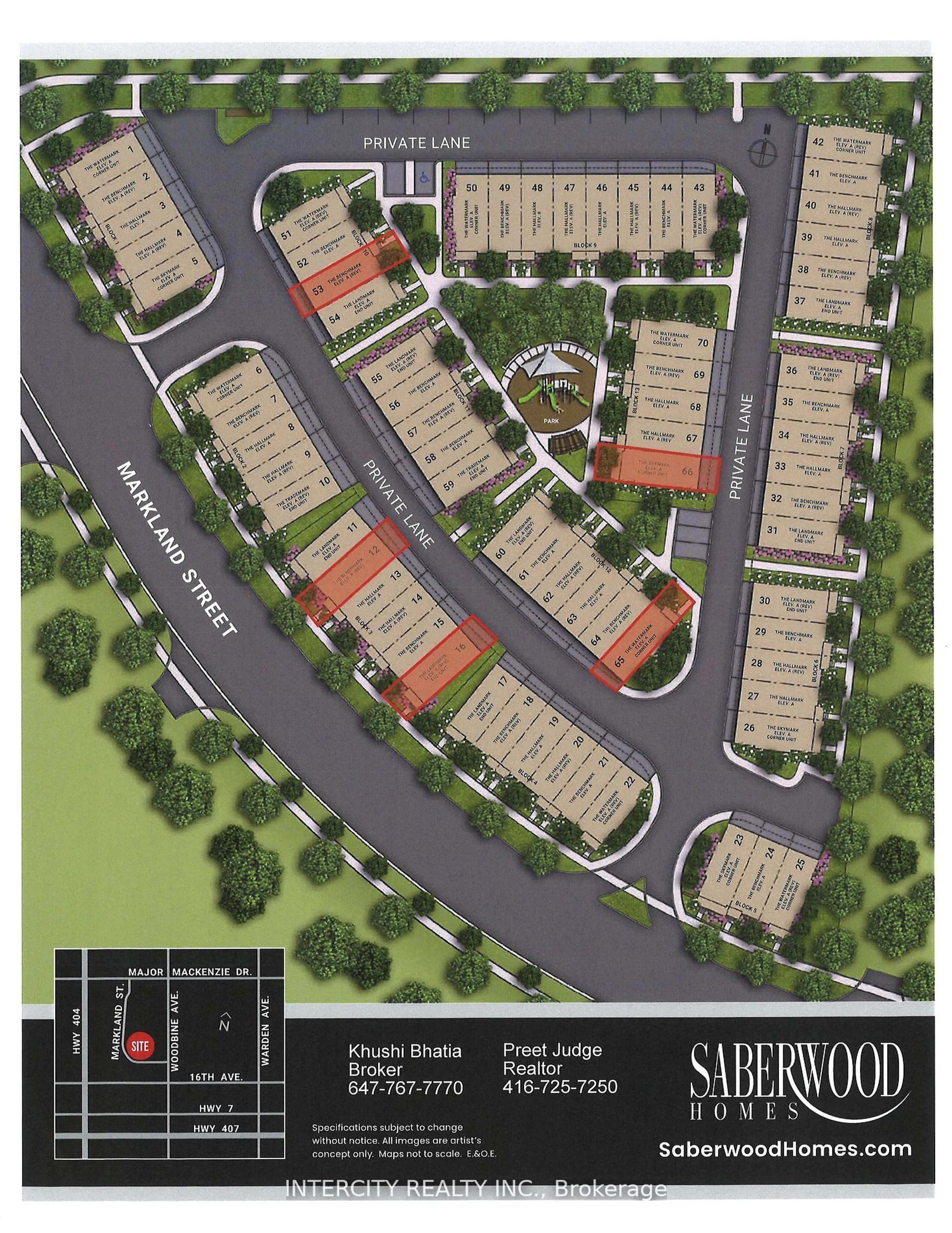 Floor plan for 7 Albert Firman Lane, Markham Ontario L6C 3B5