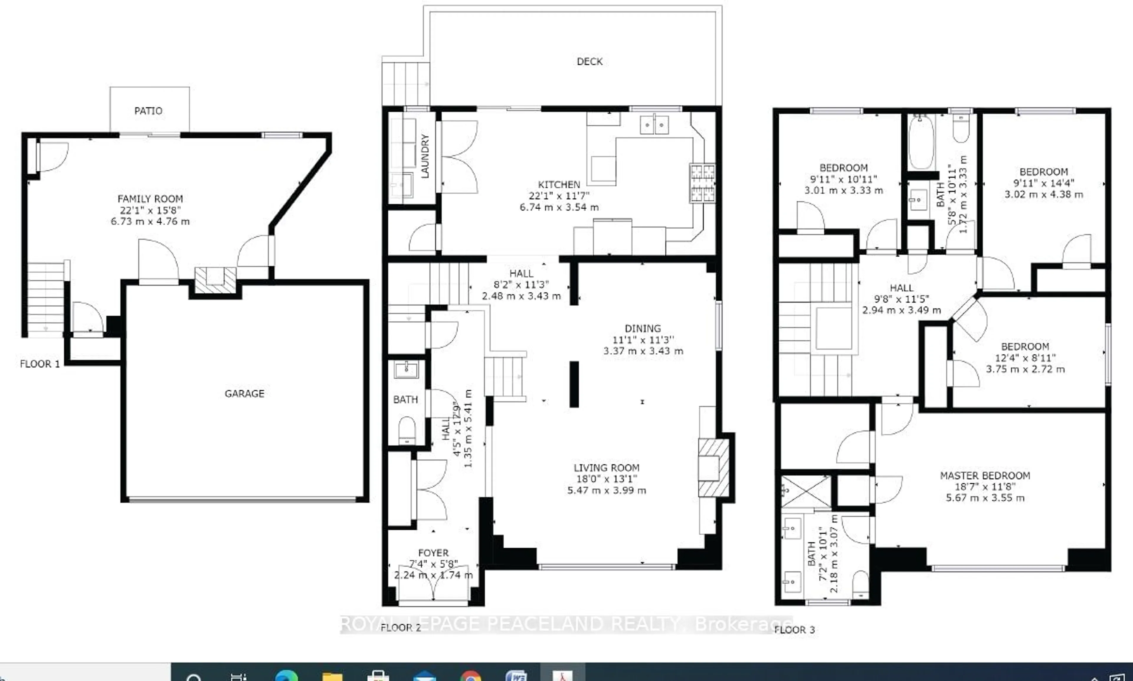 Floor plan for 133 Art West Ave, Newmarket Ontario L3X 0B9