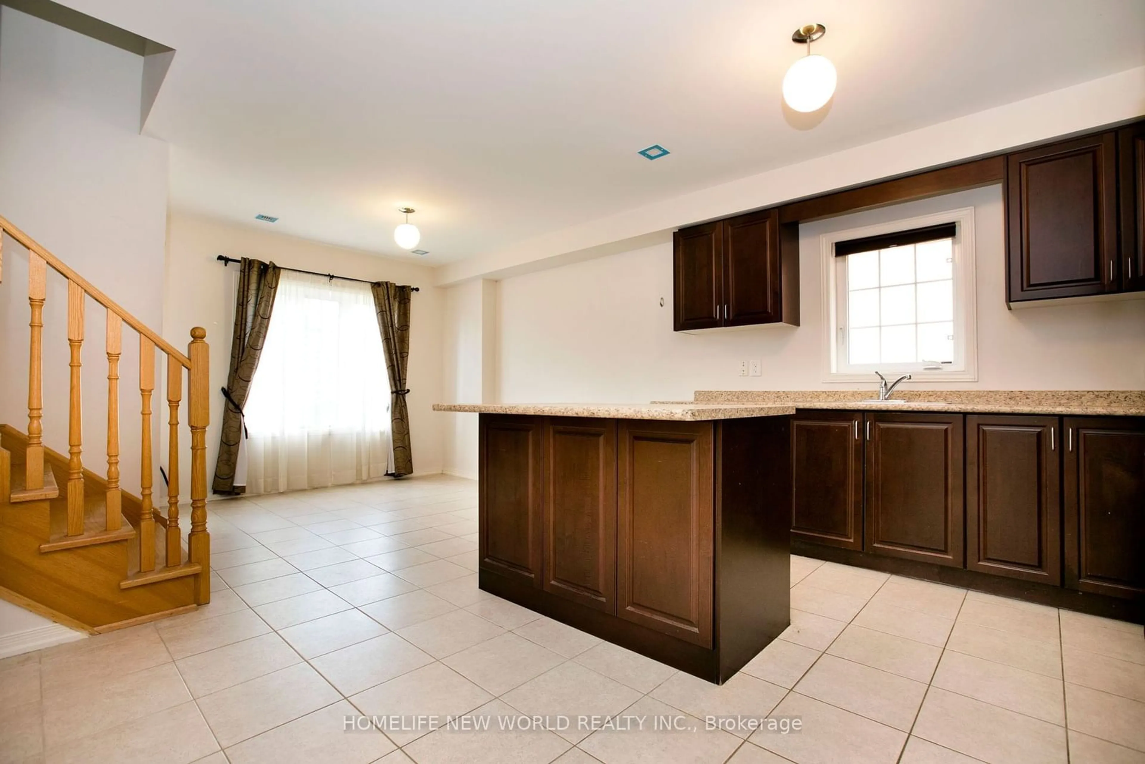 Kitchen, wood floors, cottage for 16 Eastern Skies Way, Markham Ontario L6E 0N8