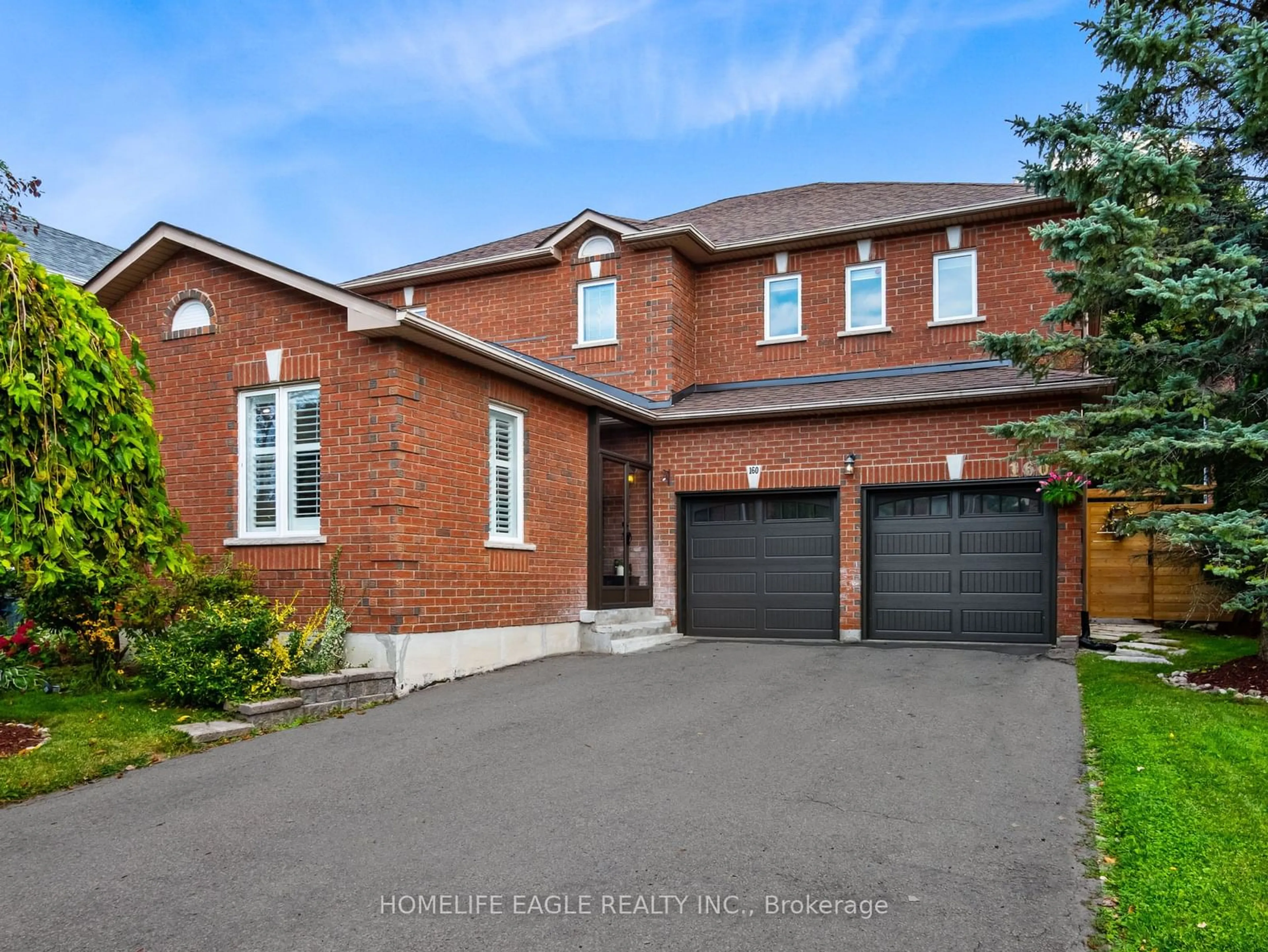 Home with brick exterior material for 160 Carlyle Cres, Aurora Ontario L4G 6P8