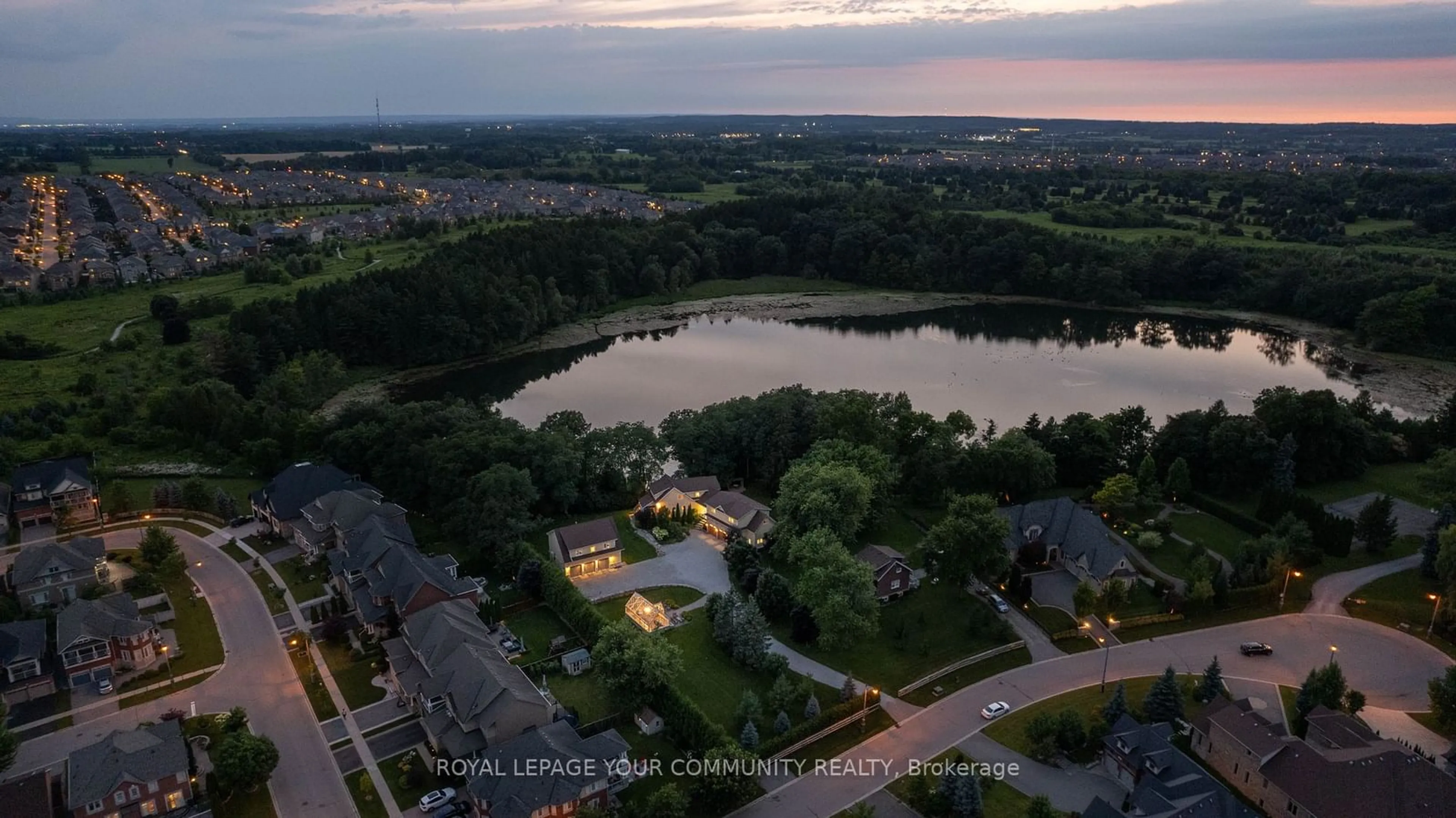 A pic from exterior of the house or condo, lake for 6 & 8 Macleod Estate Crt, Richmond Hill Ontario L4E 0B1