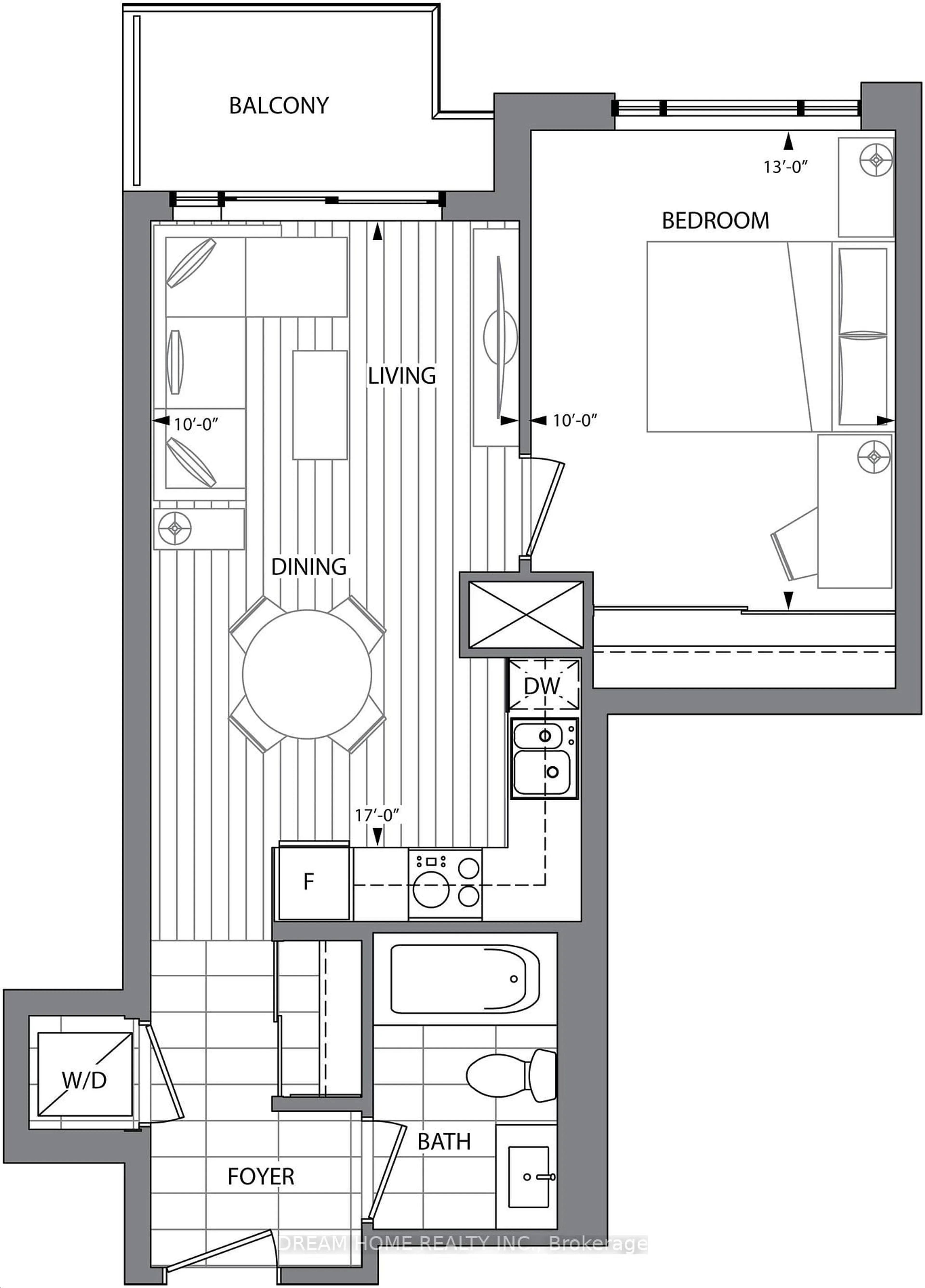 Floor plan for 28 uptown Dr #PH03, Markham Ontario L3R 5M5