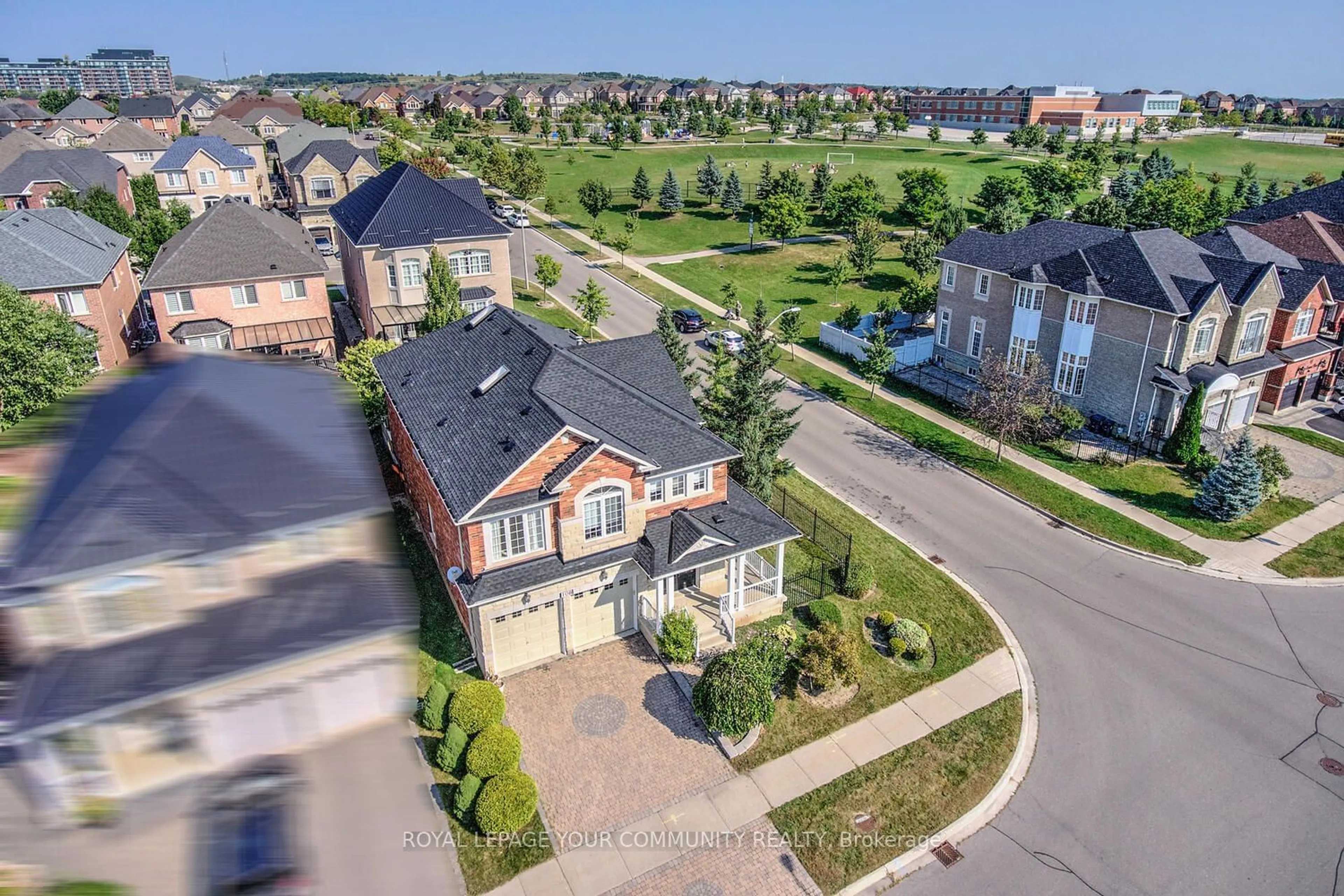 A pic from exterior of the house or condo, the street view for 108 Golden Orchard Rd, Vaughan Ontario L6A 0M7