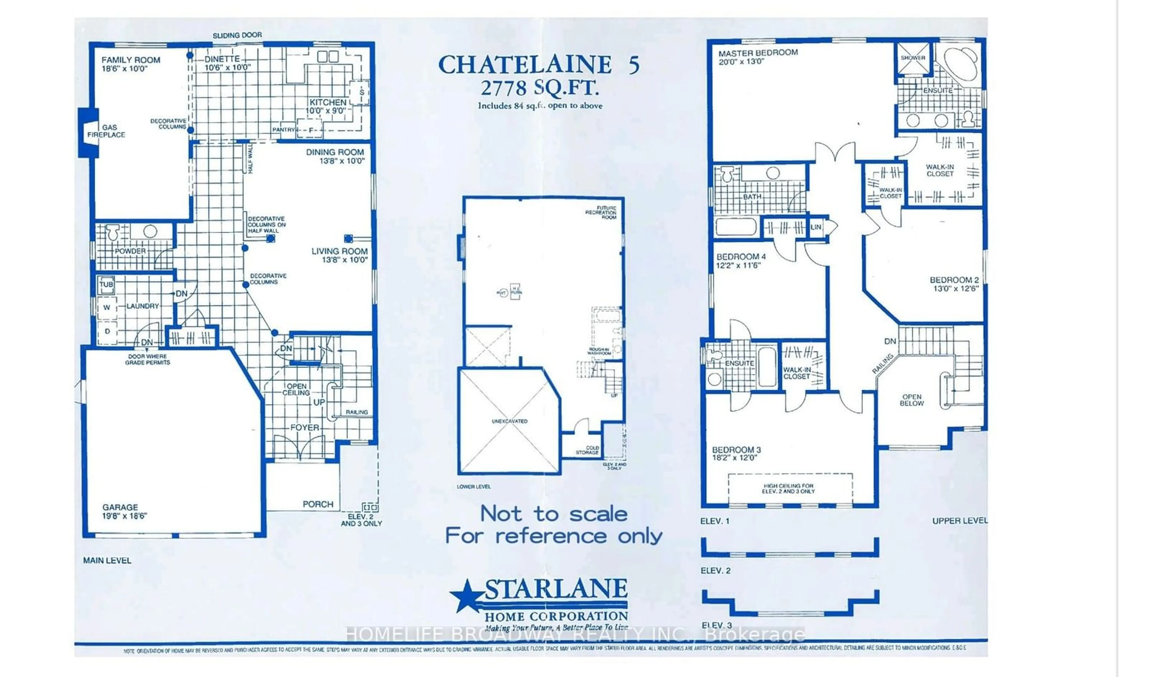 Floor plan for 65 Grandlea Cres, Markham Ontario L3S 4A2